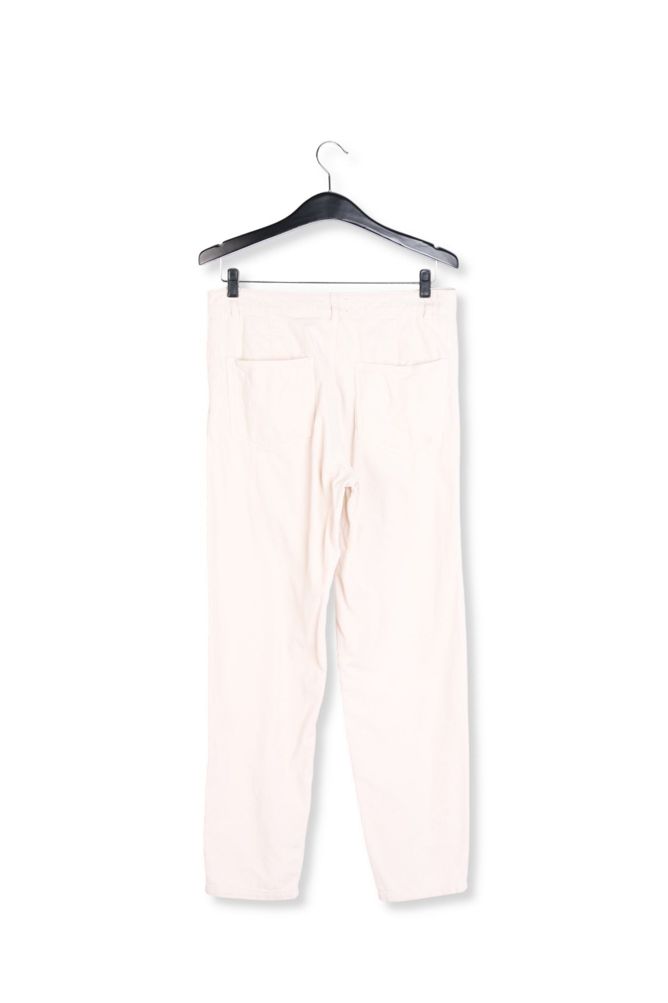 Gebroken witte broek van katoenen fluweel RE—SSENTIEL tweedehands photo 2