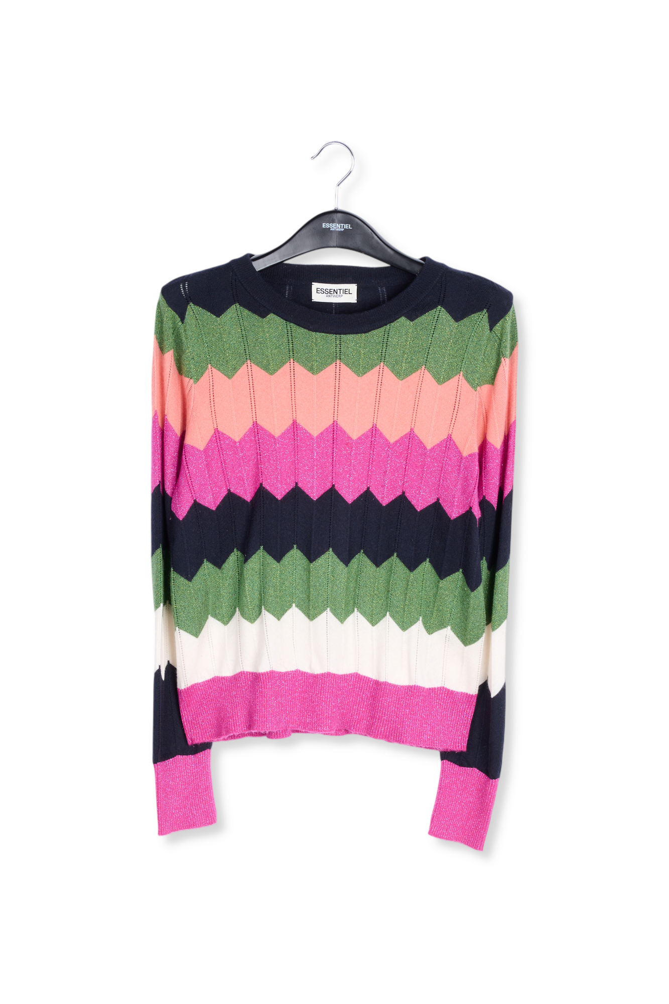 Tricot à rayures multicolores RE—SSENTIEL seconde main photo 1