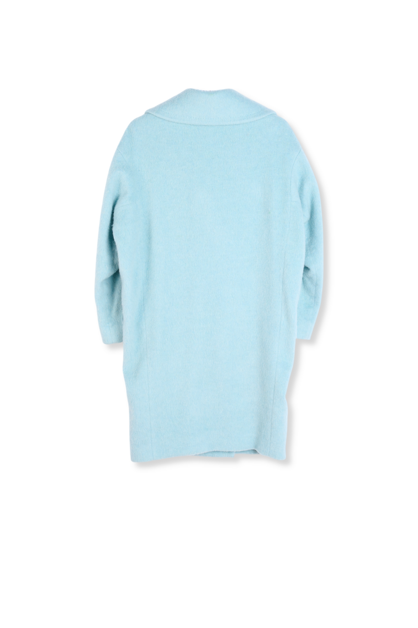 Oversized jas van gerecyclede wolmix RE—SSENTIEL tweedehands photo 2