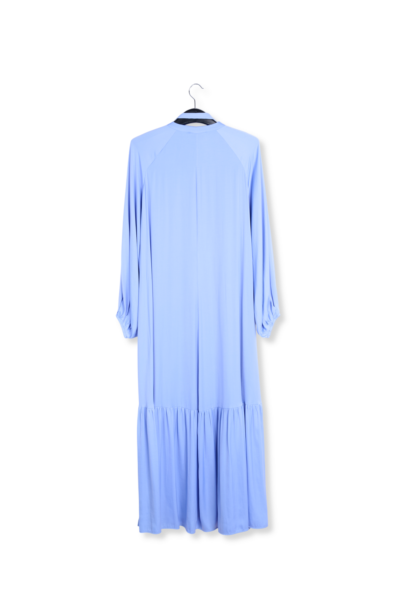 Khaki green long-sleeved maxi dress RE—SSENTIEL second-hand photo 2
