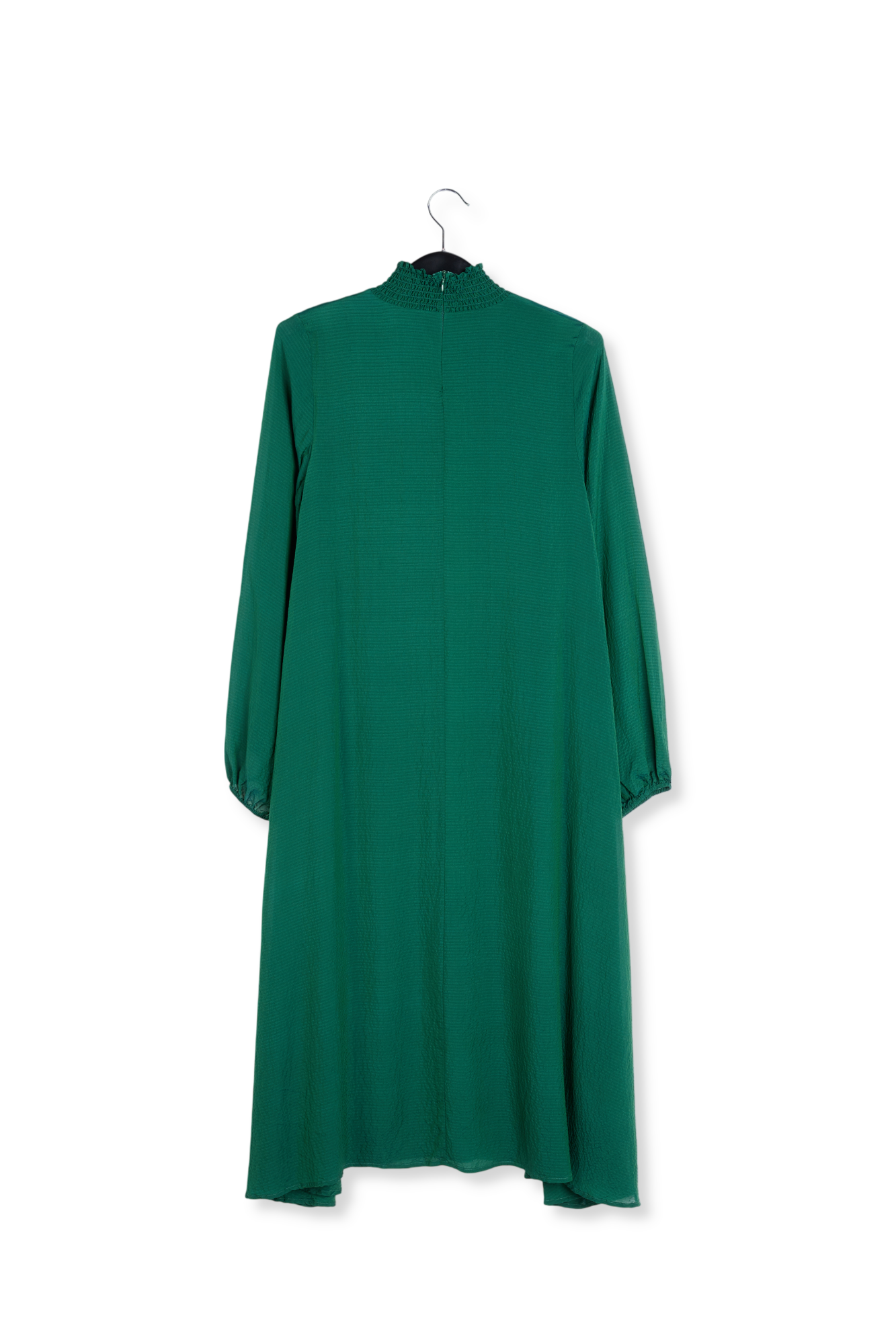Donkergroene midi-jurk RE—SSENTIEL tweedehands photo 2