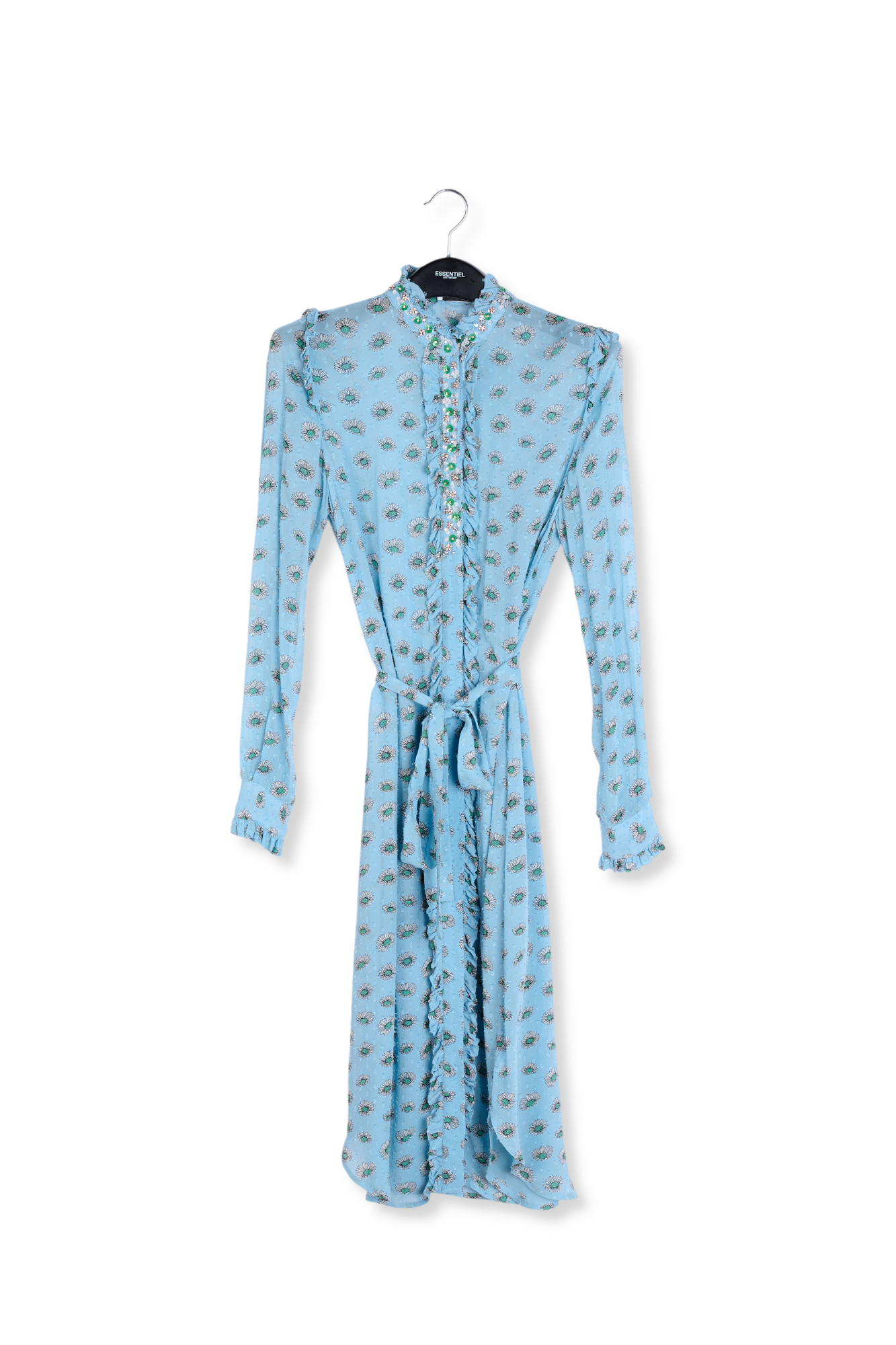 Floral print maxi shirt dress RE—SSENTIEL second-hand photo 1