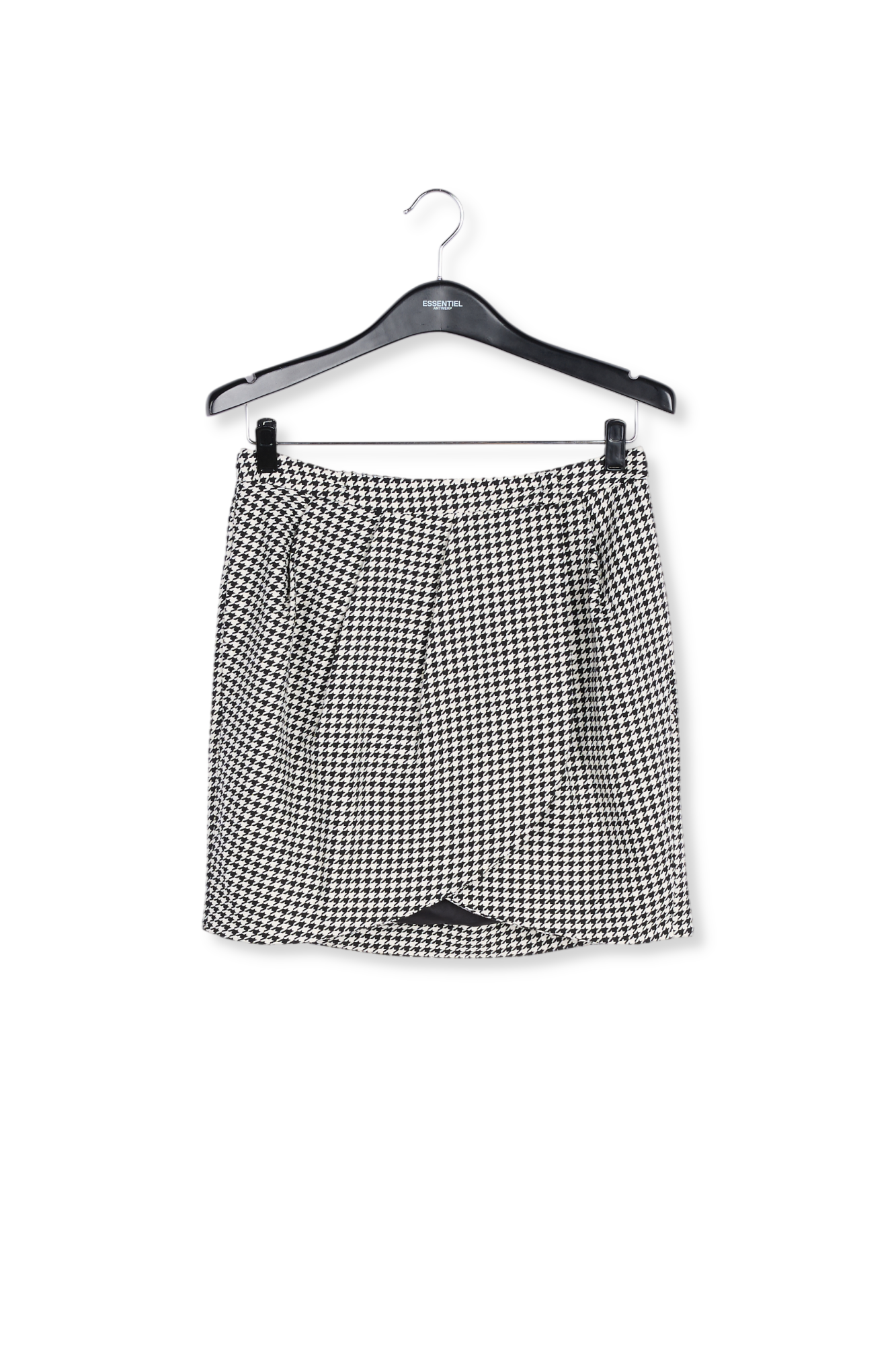 Black and white tulip mini skirt RE—SSENTIEL second-hand photo 1