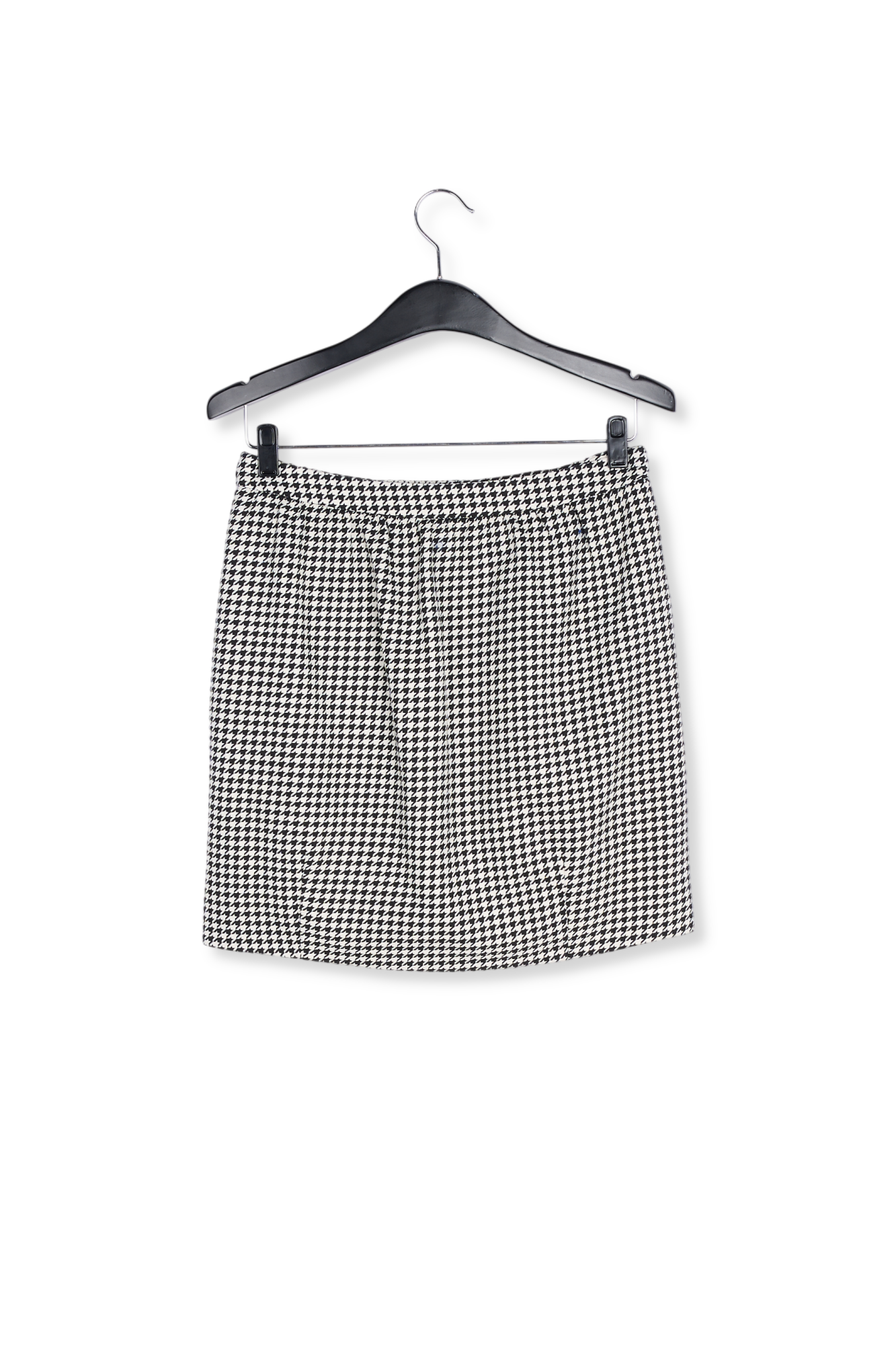 Black and white tulip mini skirt RE—SSENTIEL second-hand photo 2
