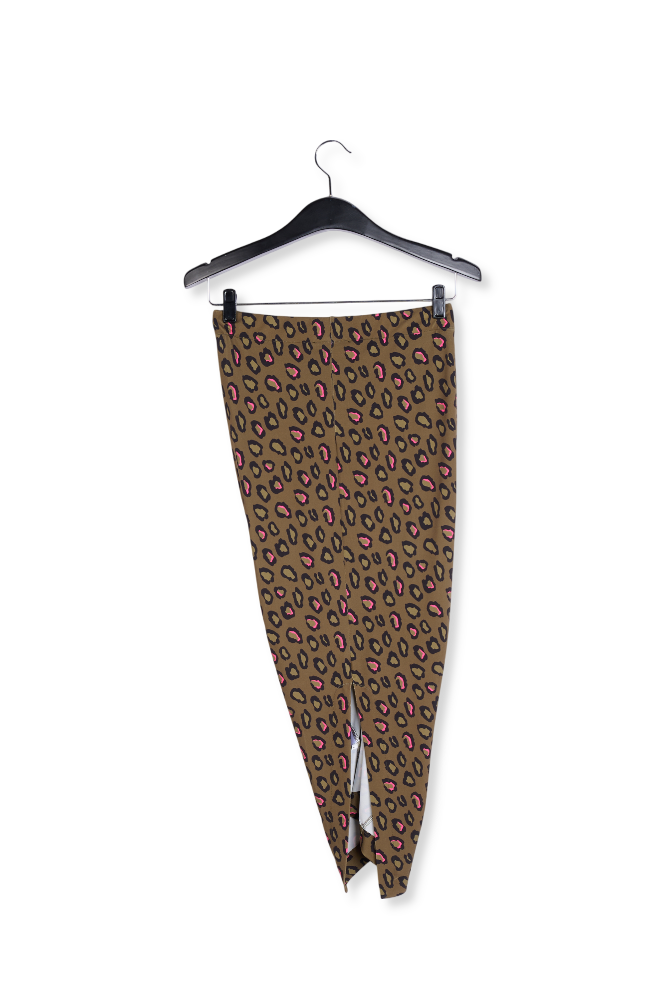 Multicolor floral-print ruched stretch-jersey midi skirt RE—SSENTIEL second-hand photo 2