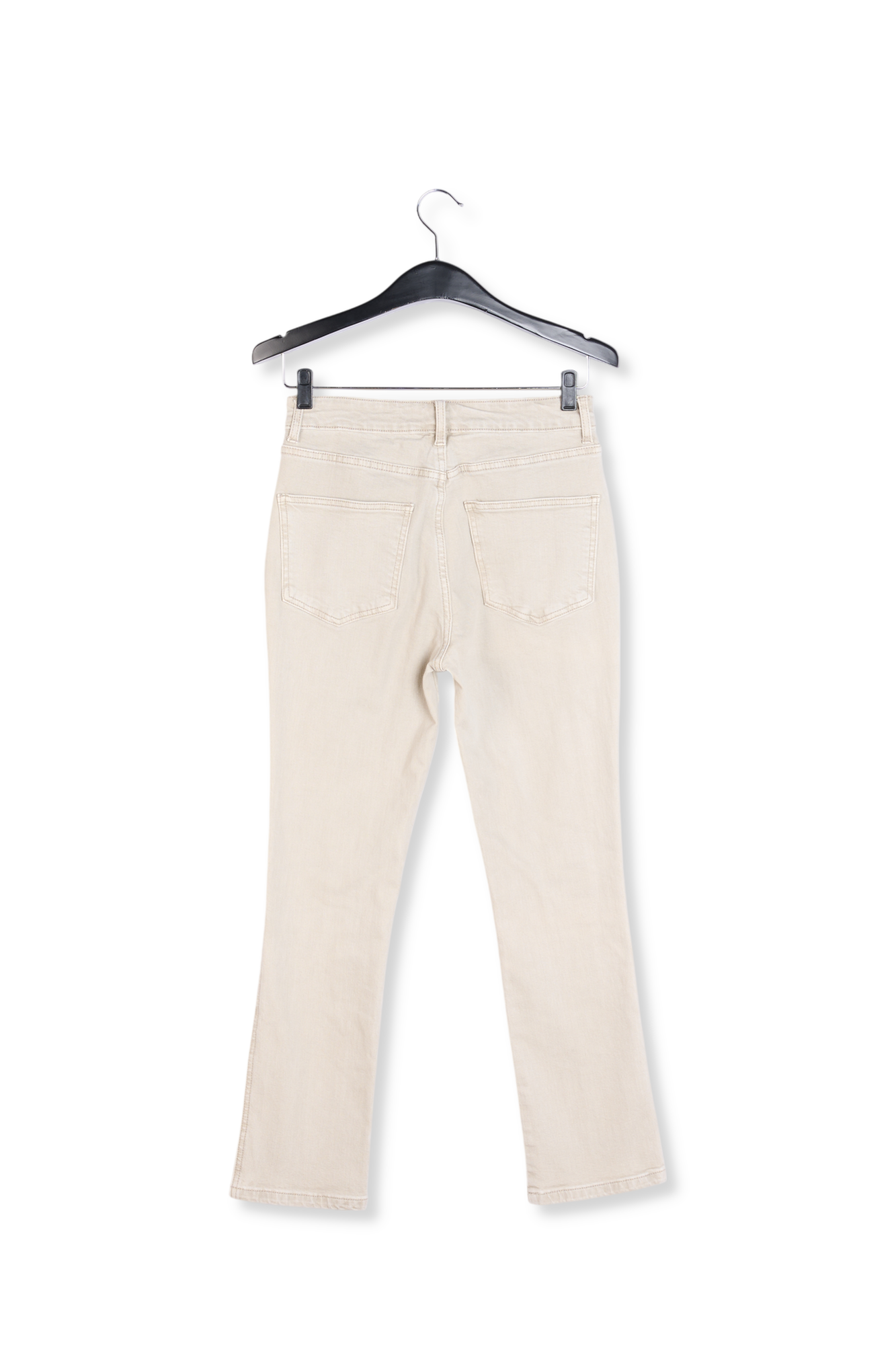 Jean beige aux jambes droites RE—SSENTIEL seconde main photo 2