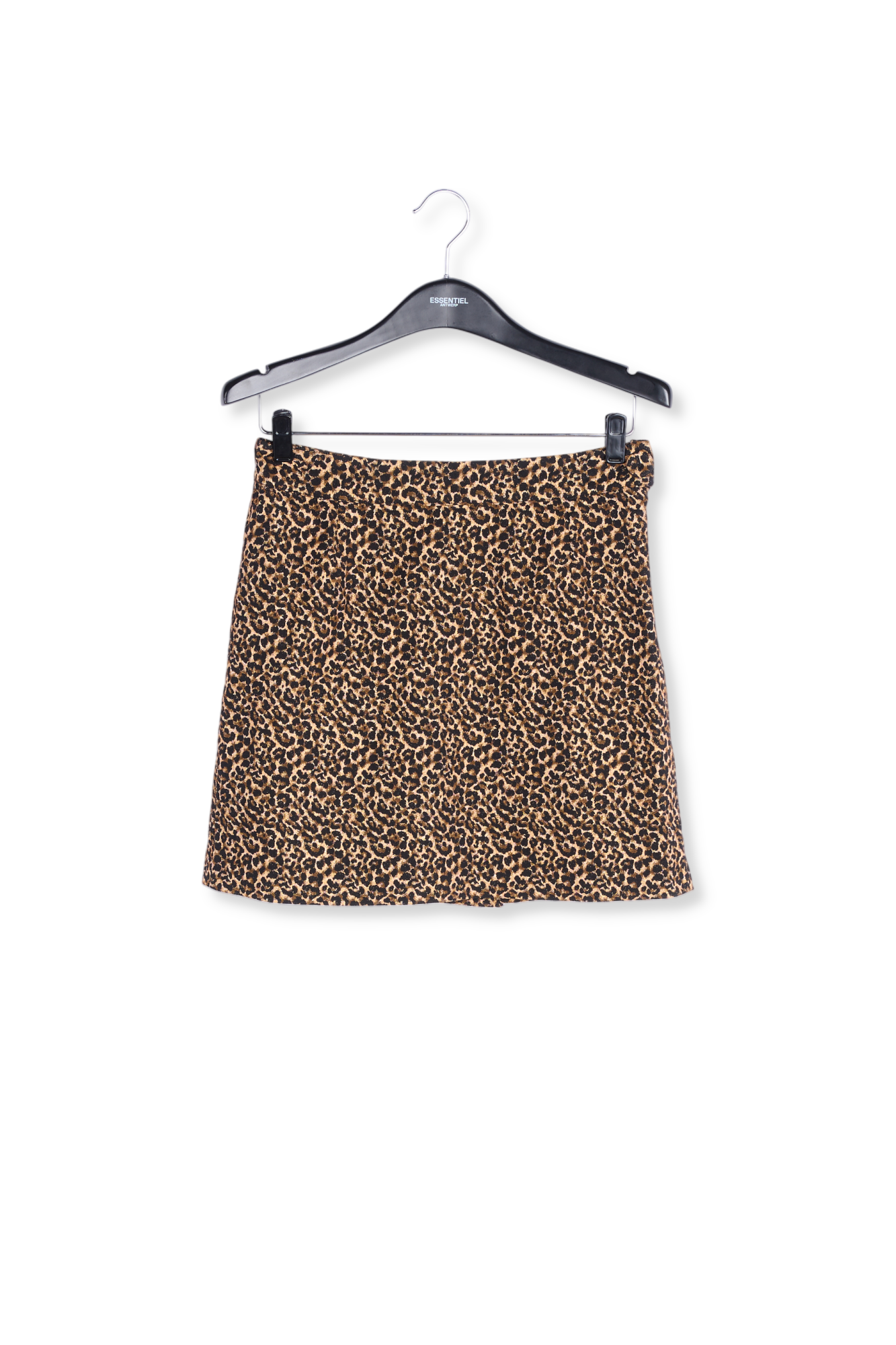 Mini-jupe en jacquard léopard RE—SSENTIEL seconde main photo 1