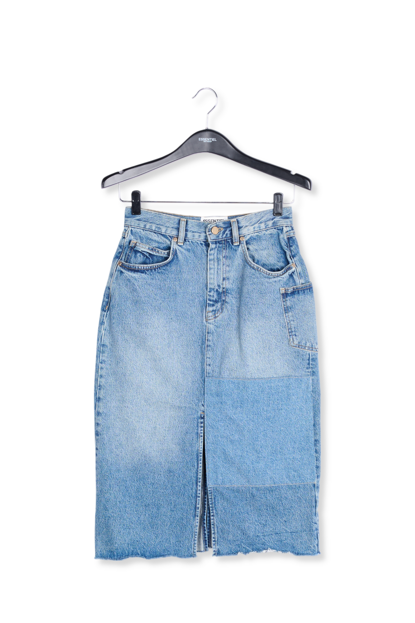 Jupe fourreau en jean à  taille haute RE—SSENTIEL seconde main photo 1