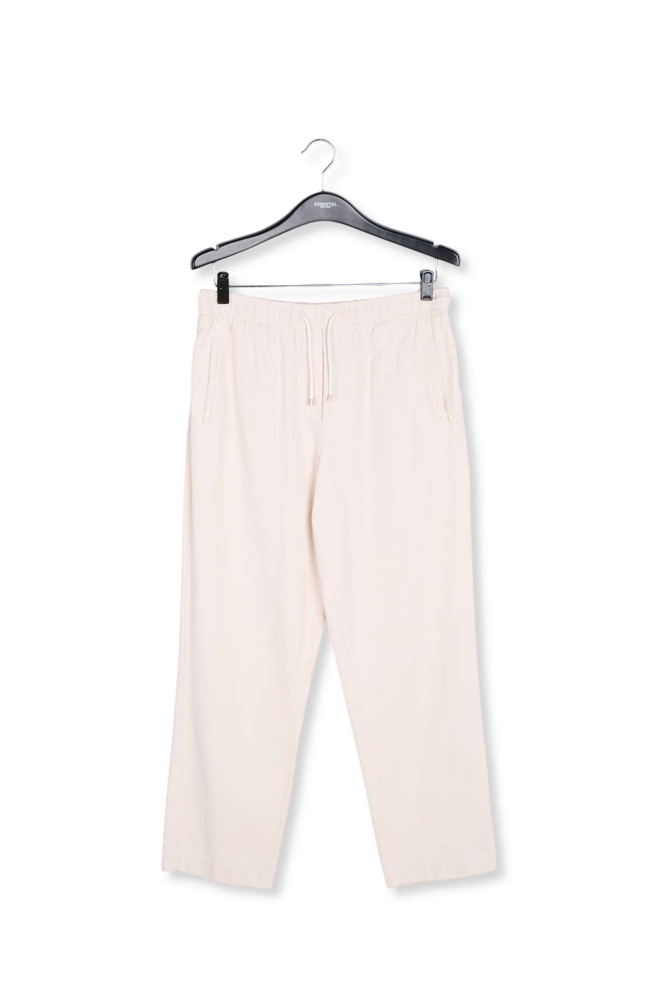 Off-white cotton tapered pants RE—SSENTIEL second-hand photo 1