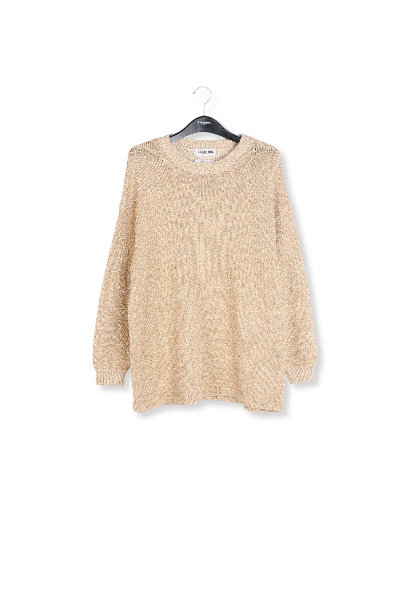 Pull doré à coupe ample RE—SSENTIEL seconde main photo 1