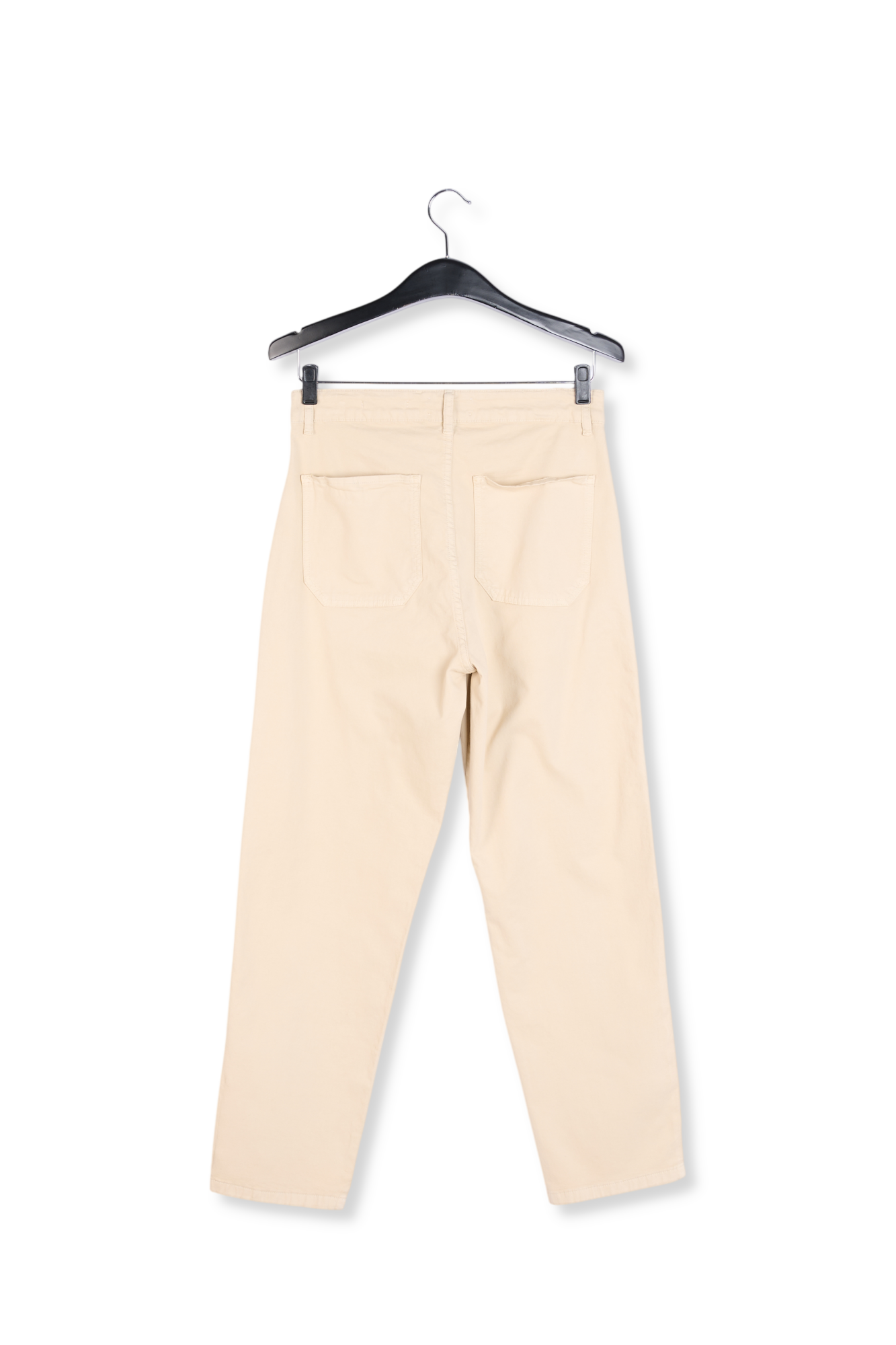 Pantalon taille haute beige RE—SSENTIEL seconde main photo 2