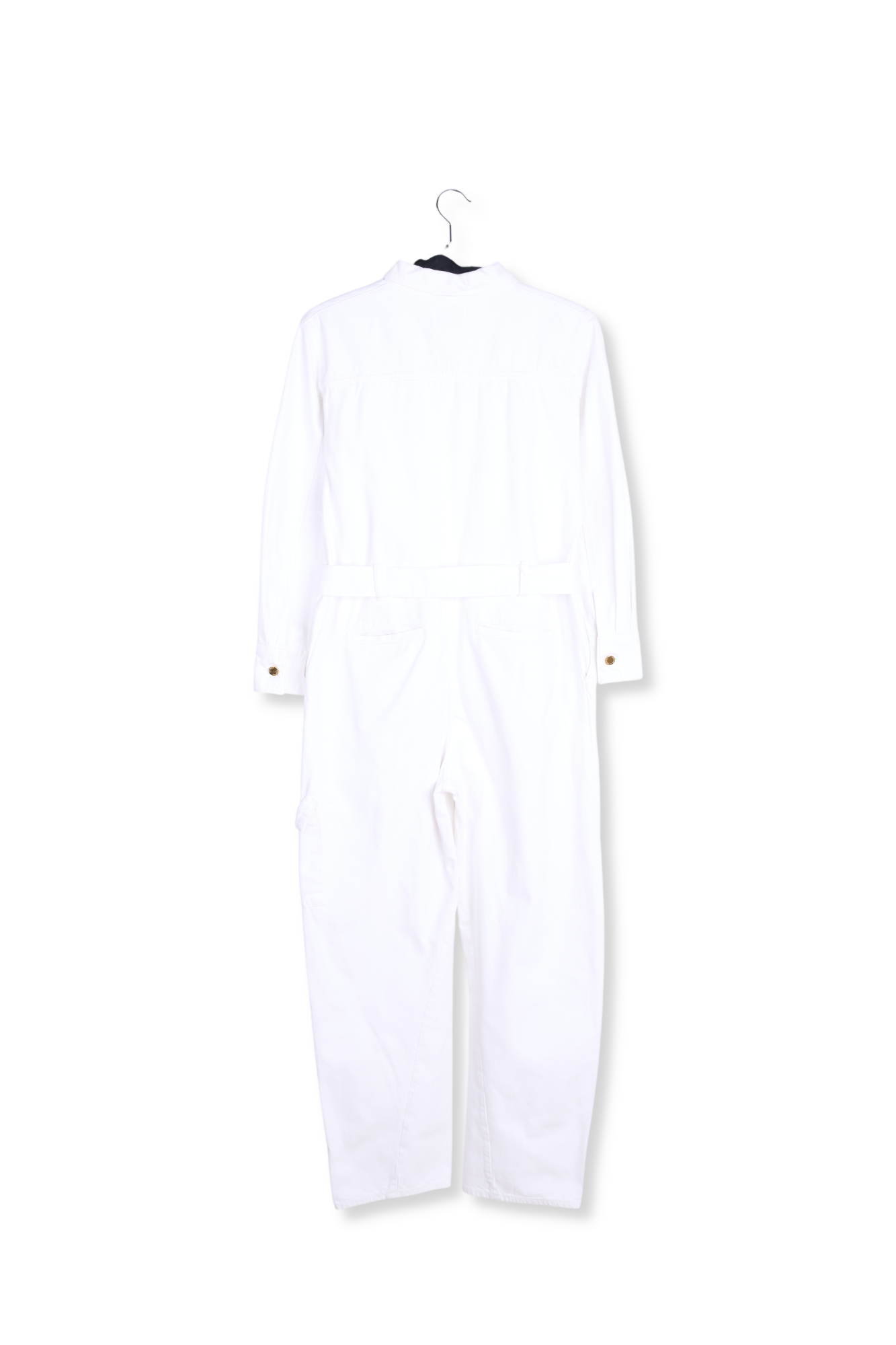 Gebroken witte jeans jumpsuit RE—SSENTIEL tweedehands photo 2