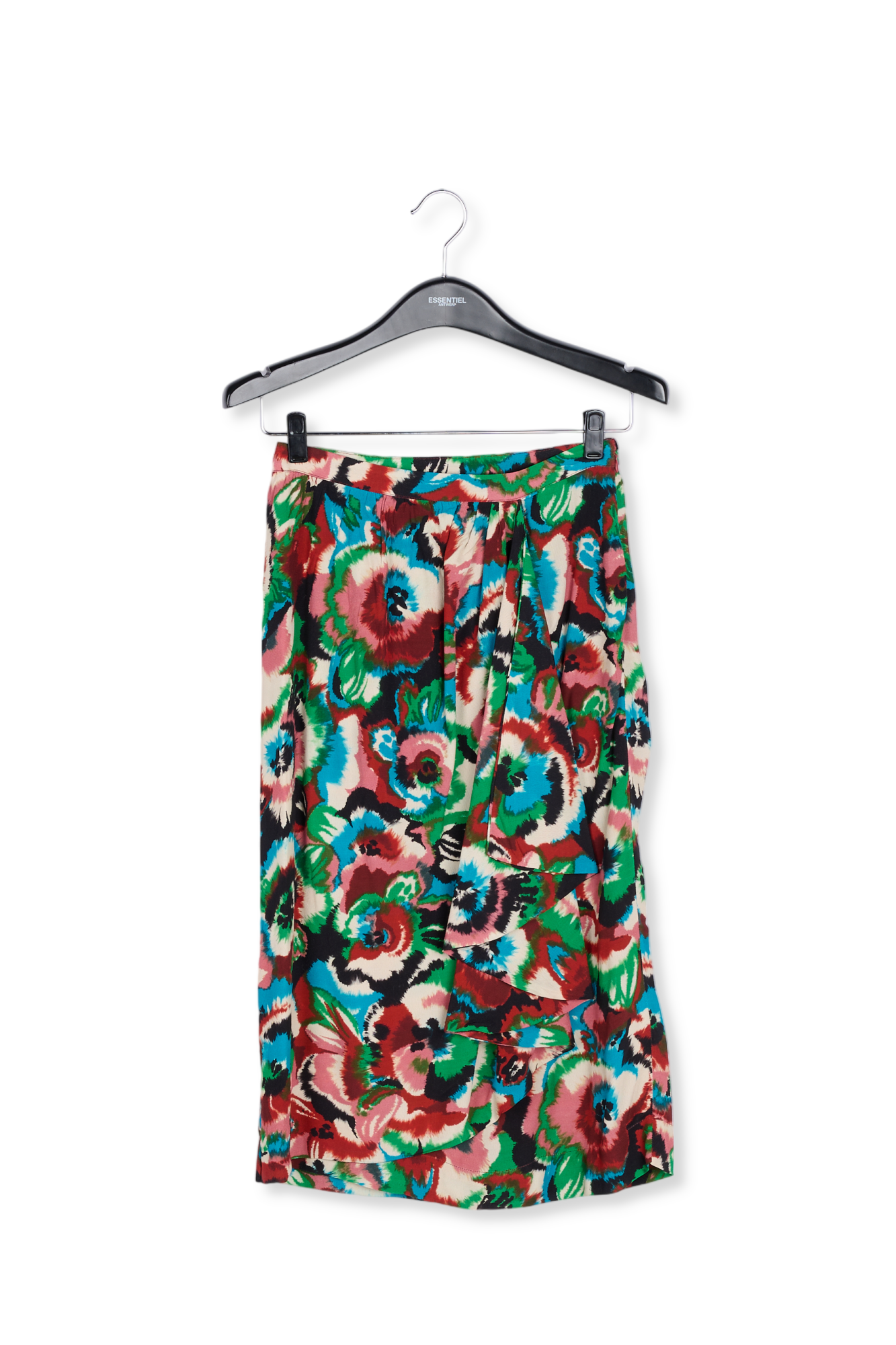 Midirok met kleurrijke bloemenprint RE—SSENTIEL tweedehands photo 1