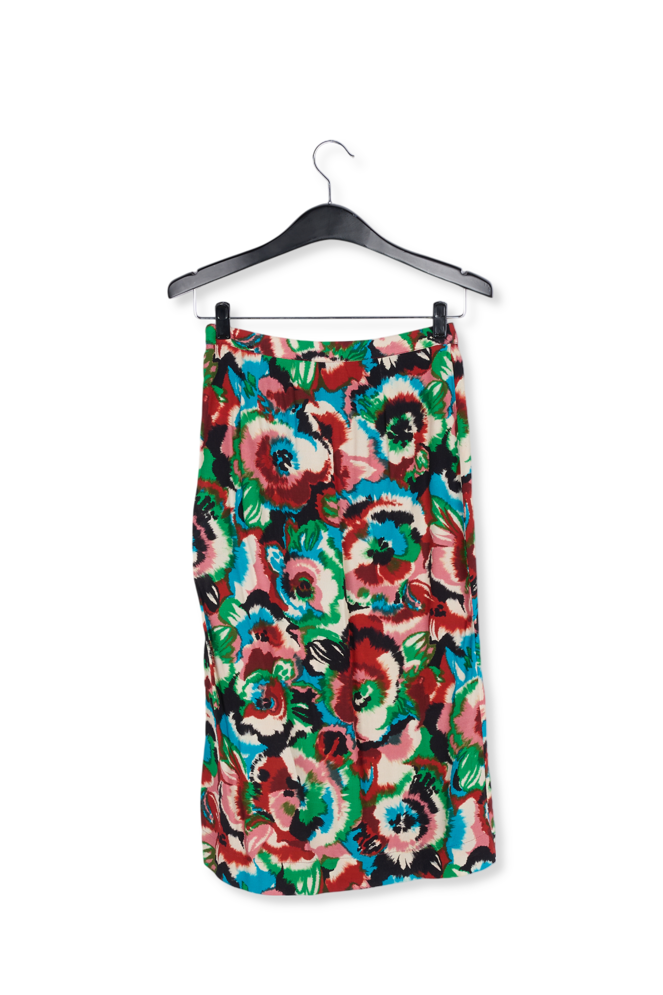 Midirok met kleurrijke bloemenprint RE—SSENTIEL tweedehands photo 2