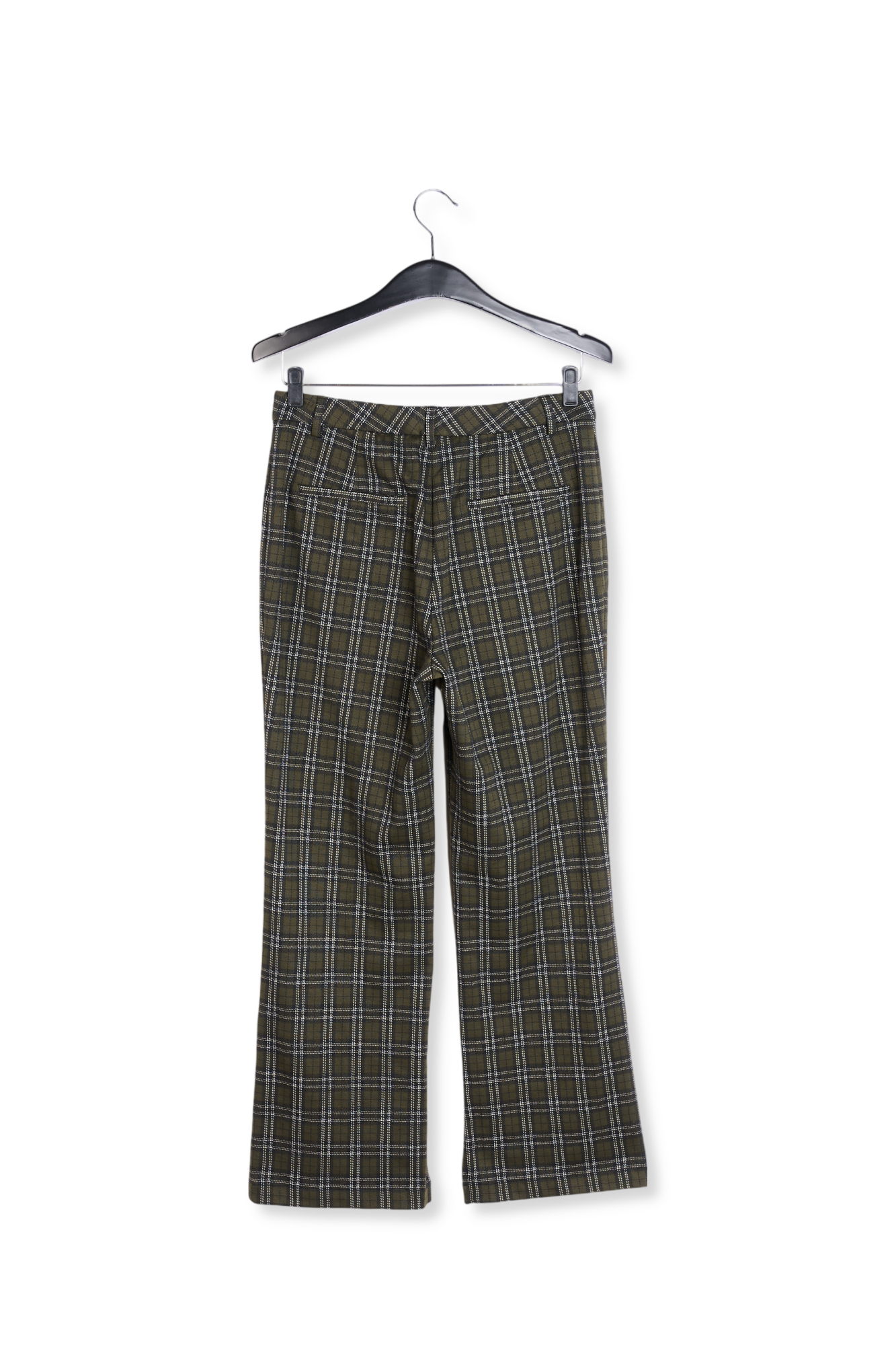 Kaki broek met ruitjes RE—SSENTIEL tweedehands photo 2