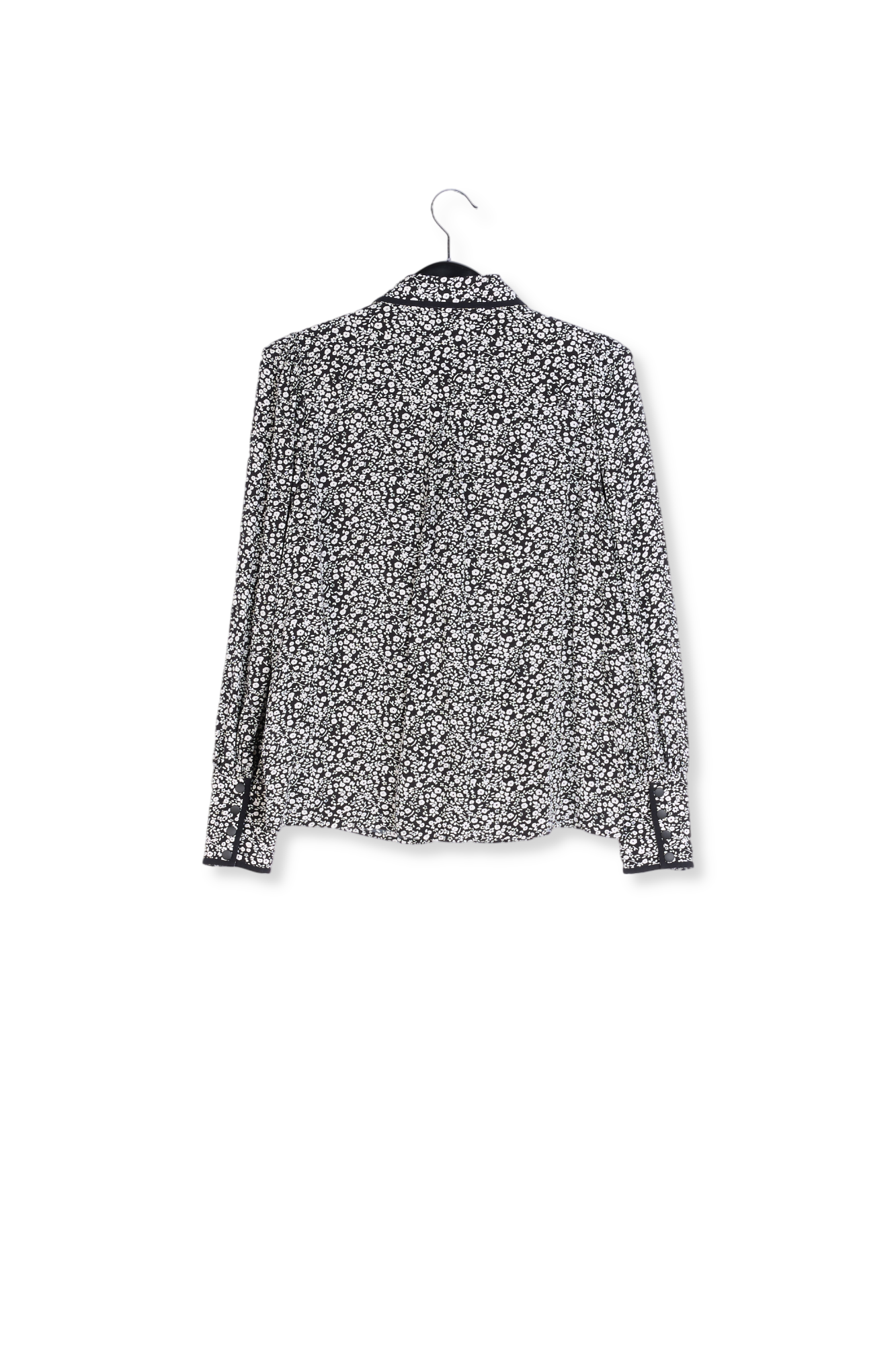 Black and white embellished collar shirt RE—SSENTIEL second-hand photo 2