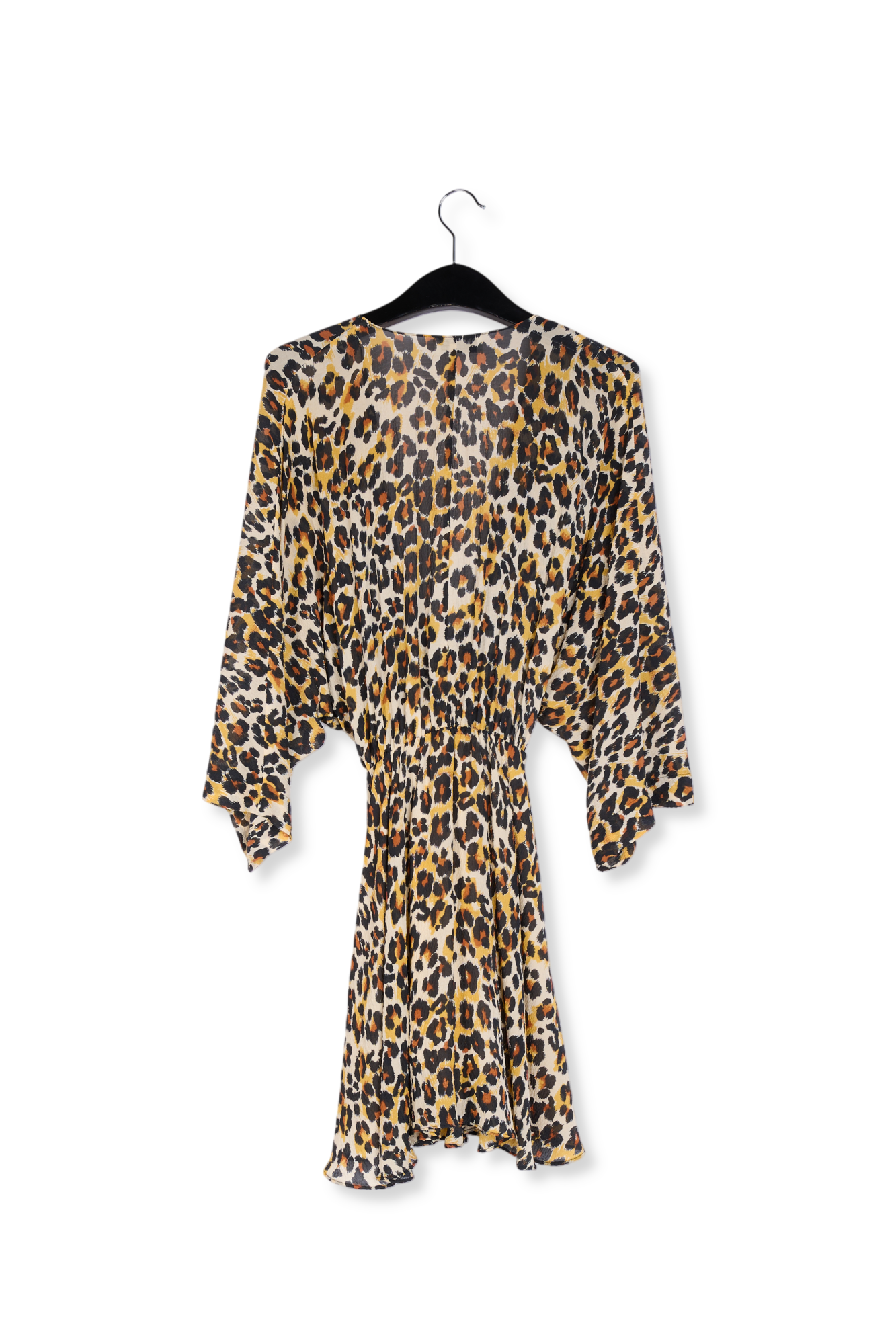 Mini-robe portefeuille à imprimé léopard RE—SSENTIEL seconde main photo 2