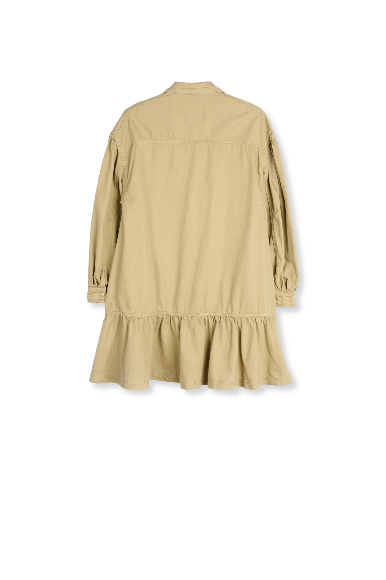 Beige denim mini dress RE—SSENTIEL second-hand photo 2