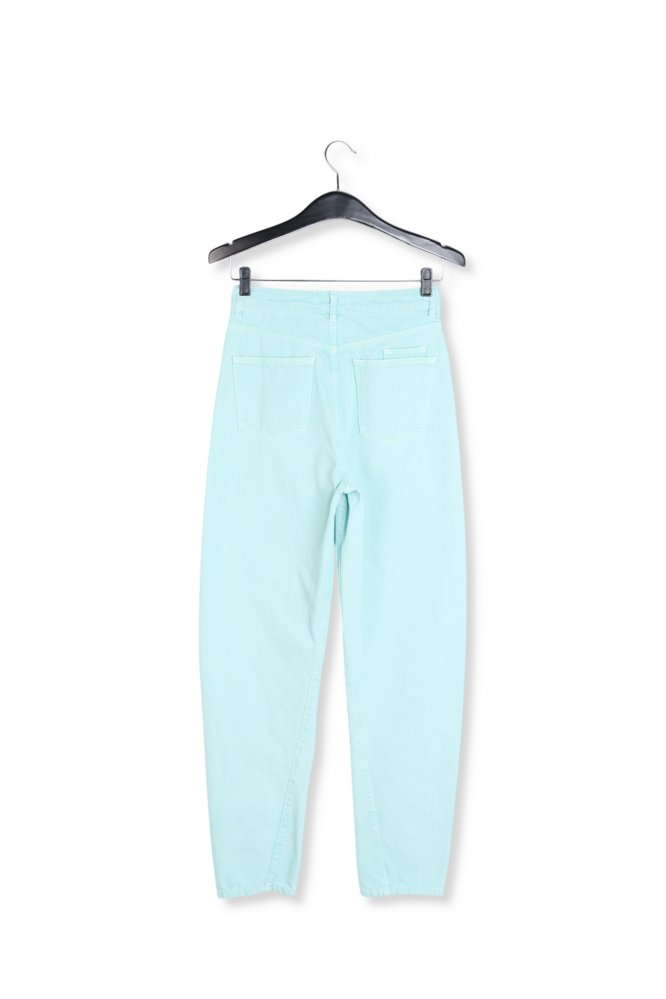 Muntgroene jeans met smal toelopende pijpen RE—SSENTIEL tweedehands photo 2