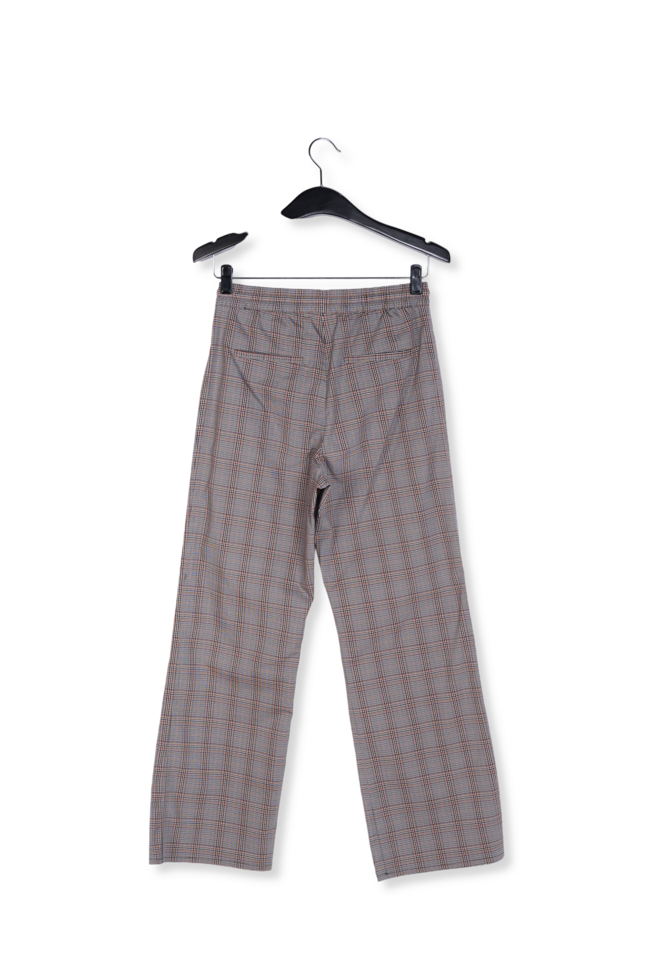 Grey plaid track pants RE—SSENTIEL second-hand photo 2