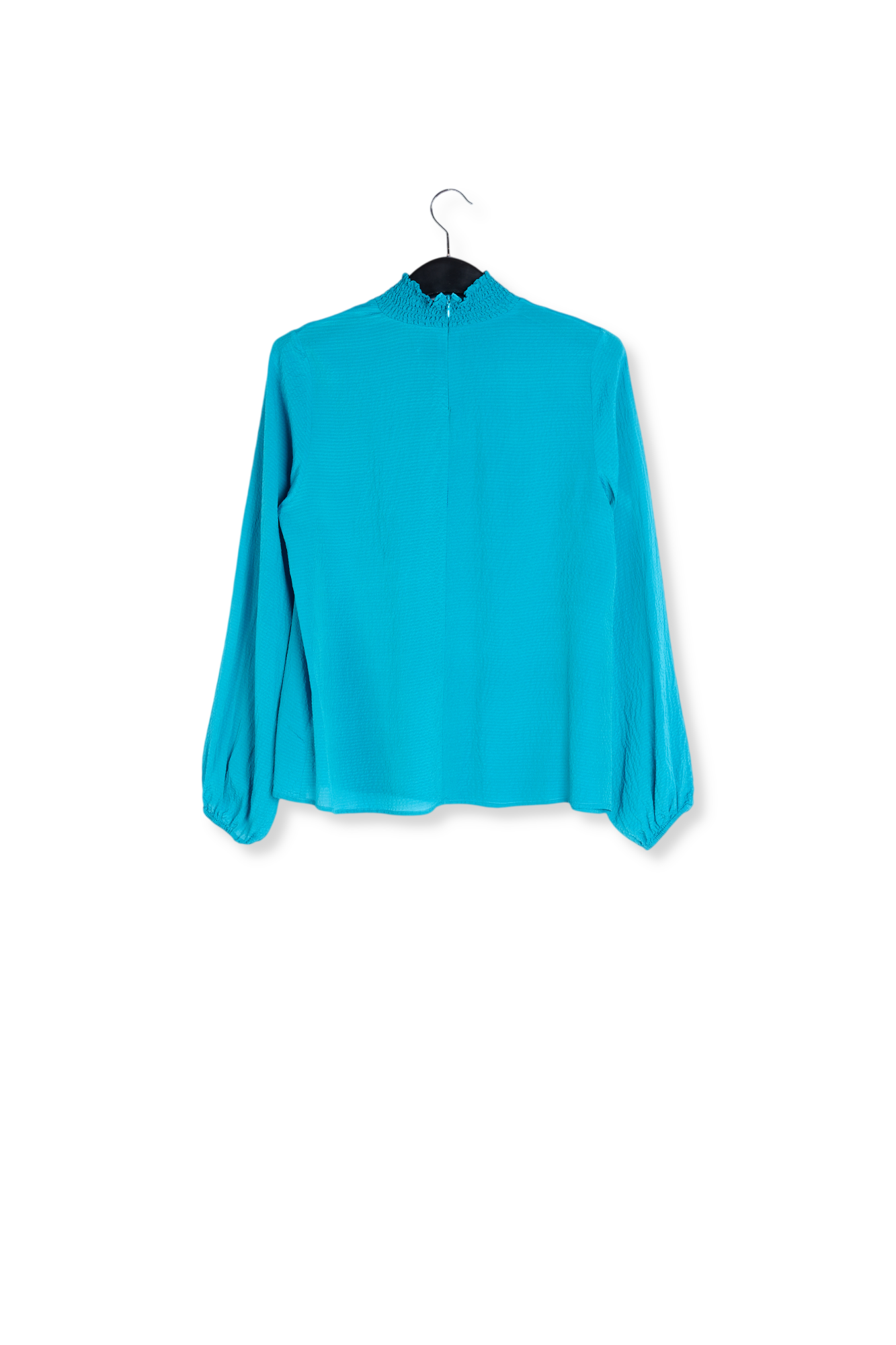 Blauwe top met wijde pasvorm RE—SSENTIEL tweedehands photo 2