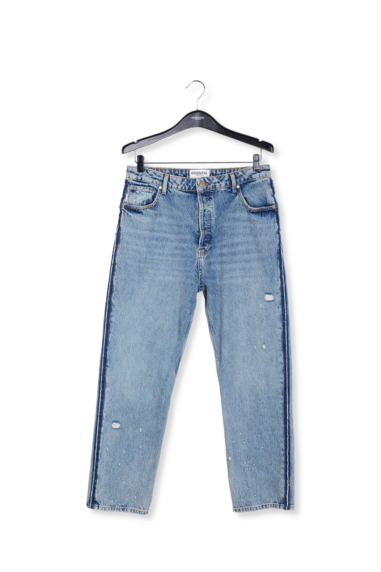 Blauwe jeans met rechte pijpen RE—SSENTIEL tweedehands photo 1