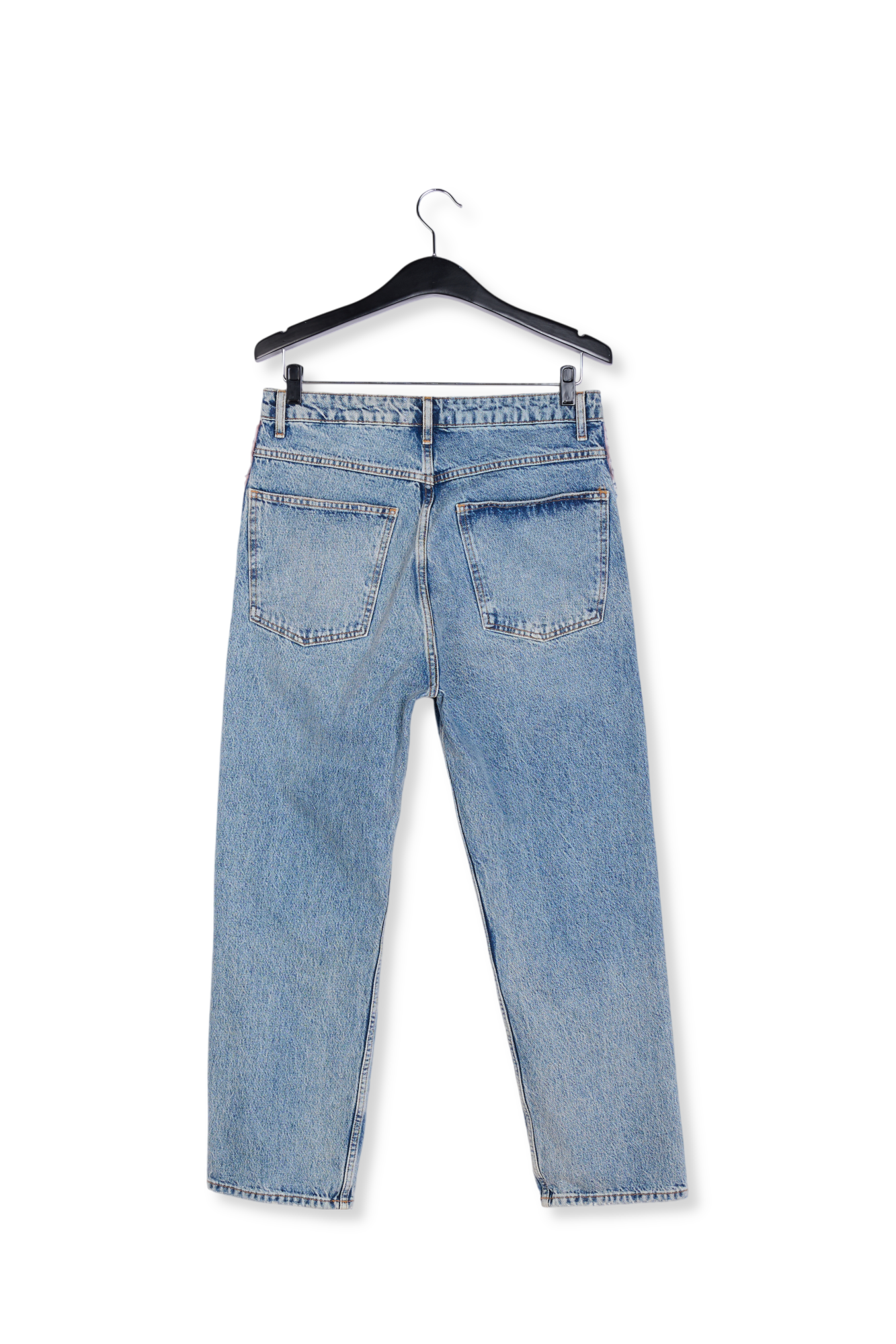 Blauwe jeans met rechte pijpen RE—SSENTIEL tweedehands photo 2