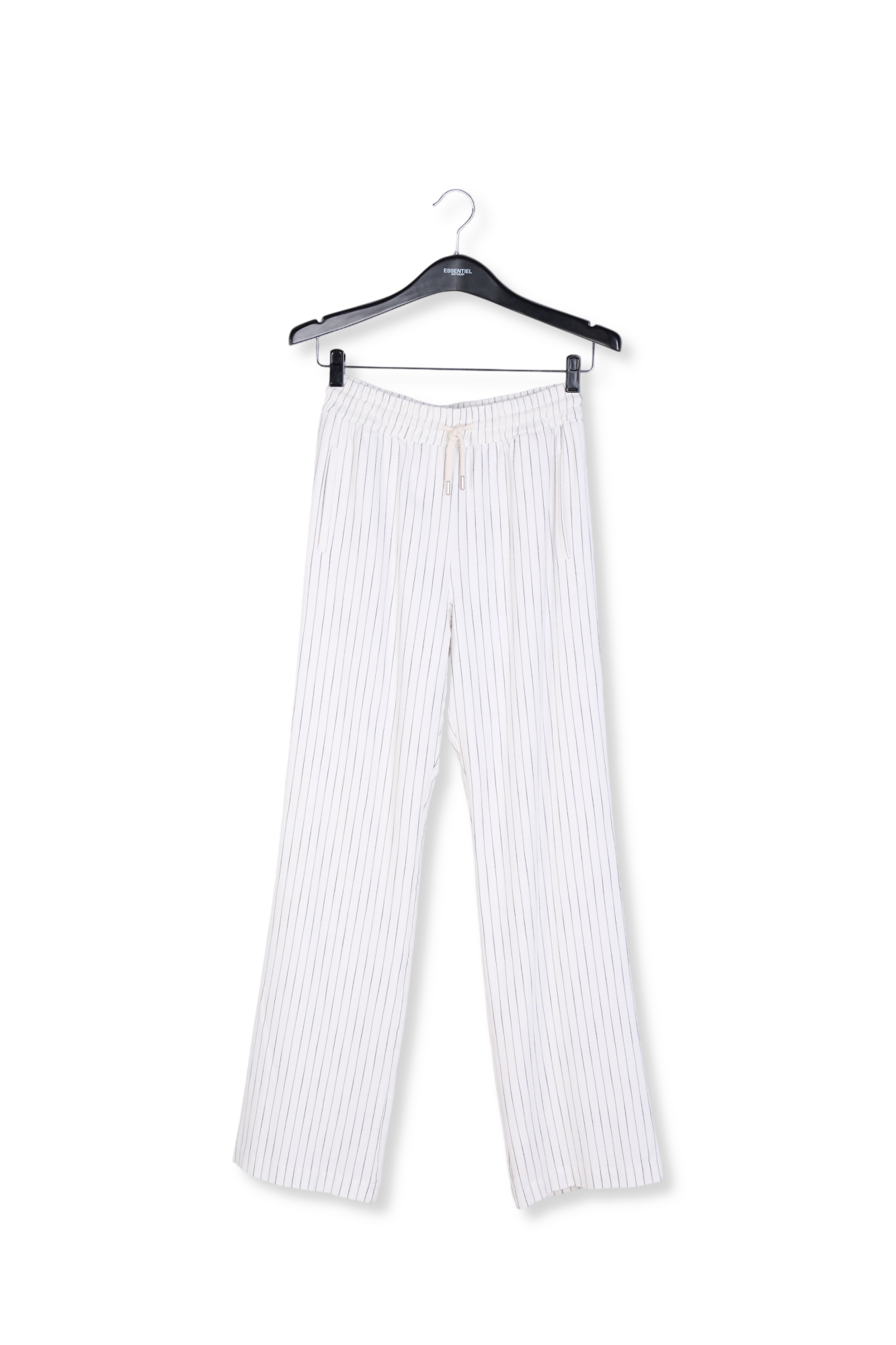 Off-white pinstripe wide-leg pants RE—SSENTIEL second-hand photo 1
