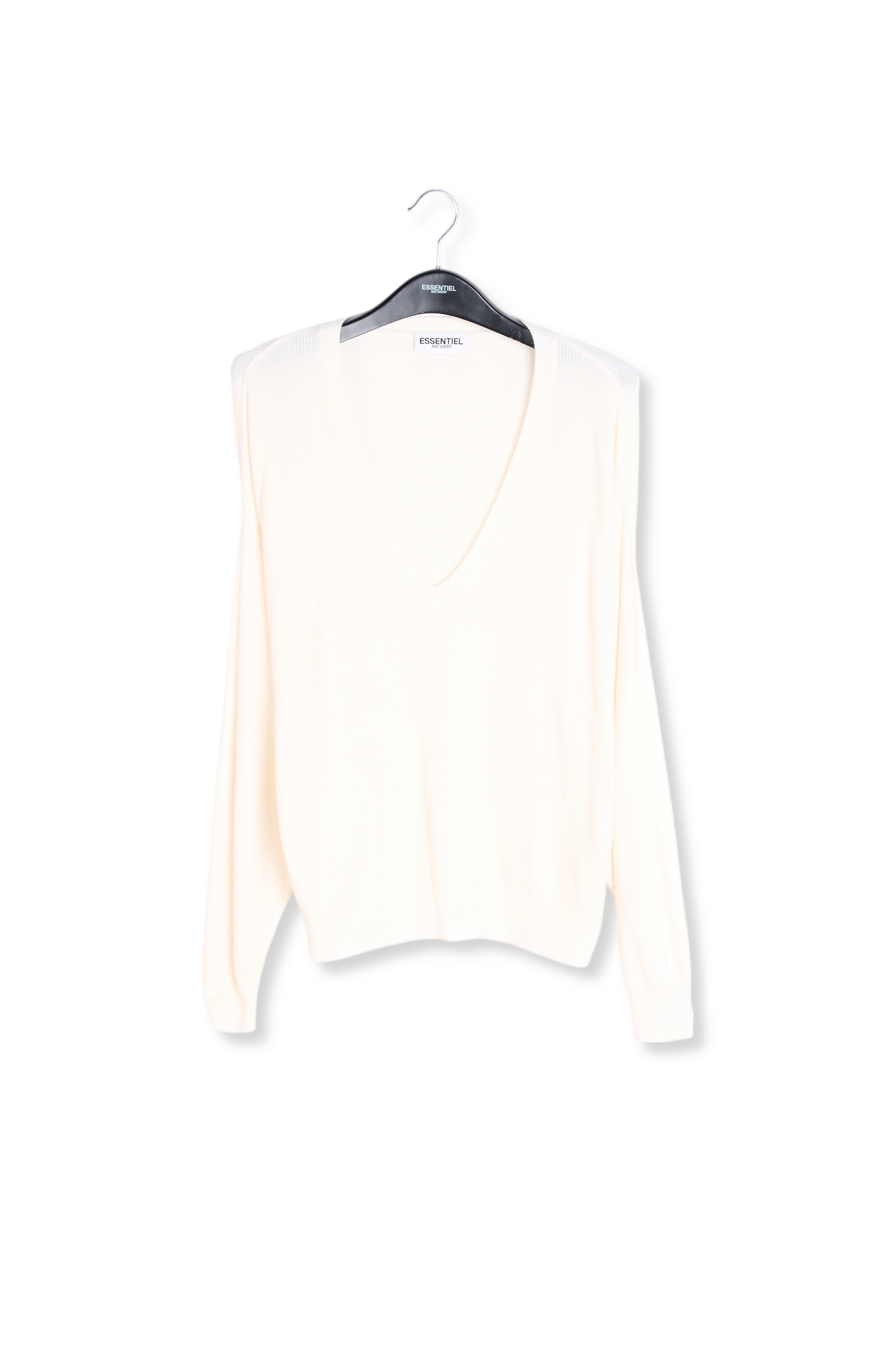 Gebroken witte trui met oversized snit RE—SSENTIEL tweedehands photo 1