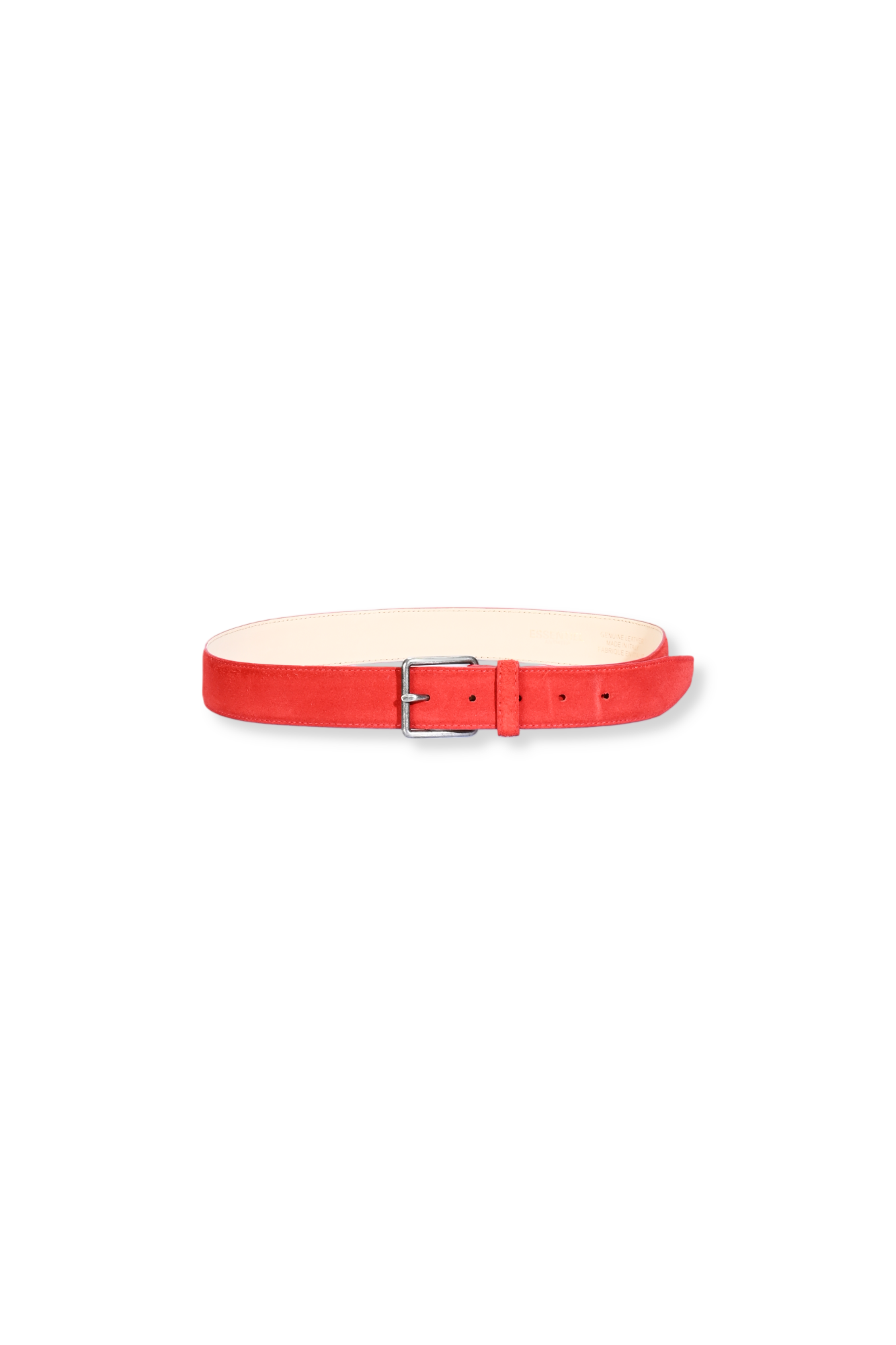 Ceinture rayée brune et bleue avec boucle puzzles RE—SSENTIEL seconde main photo 1