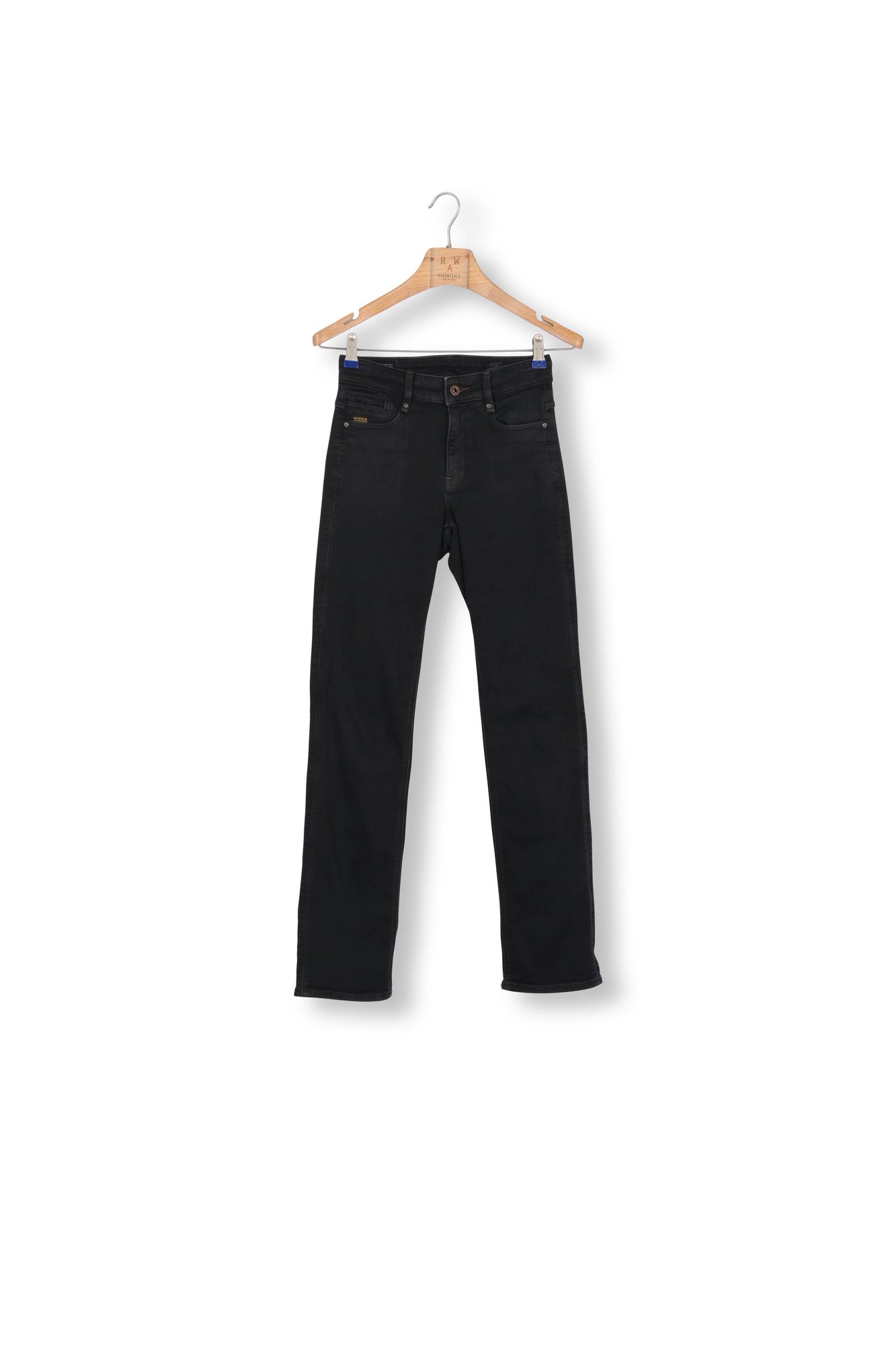 Noxer Navy High Straight Jeans G-star tweedehands photo 1
