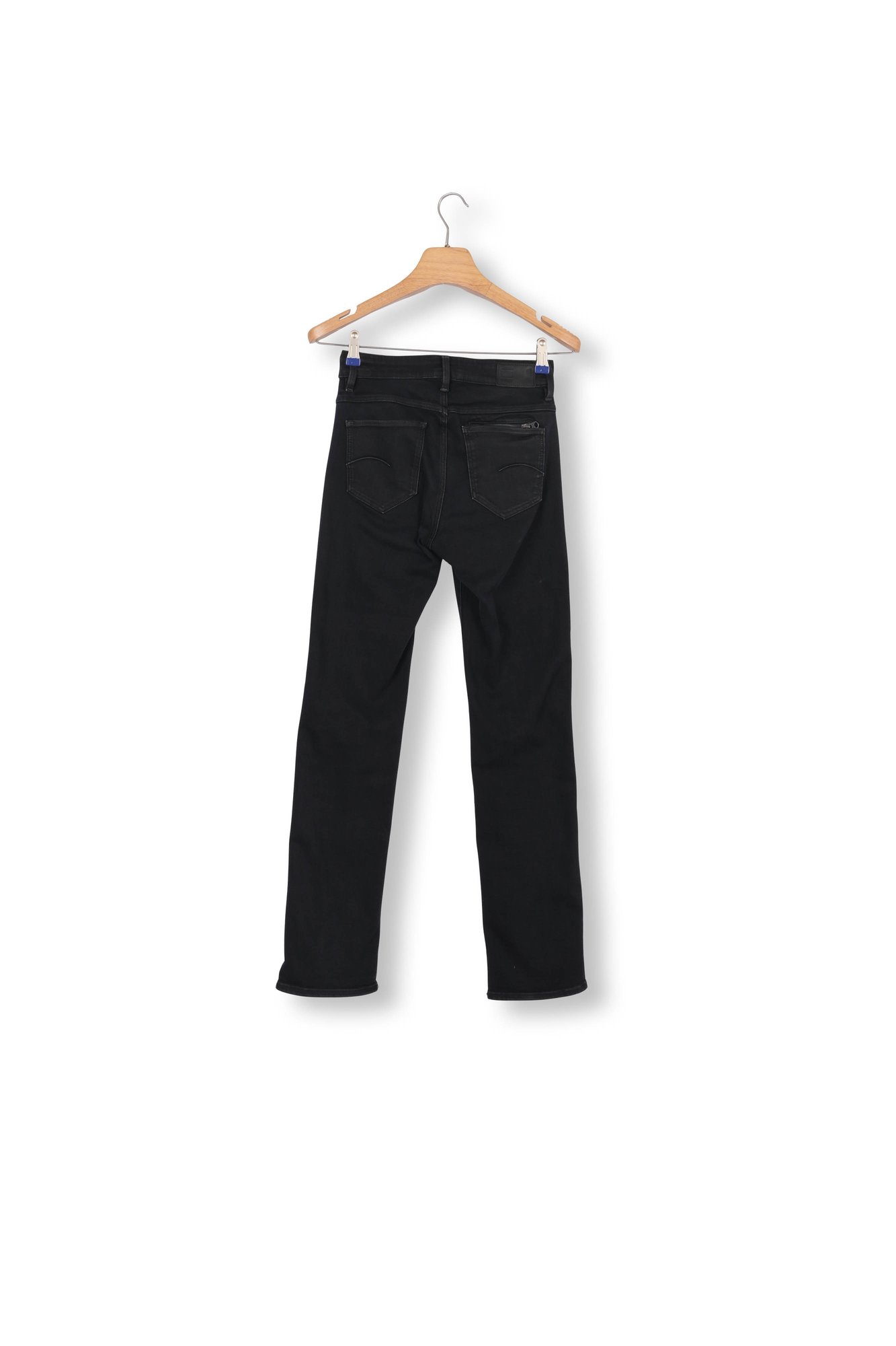 Noxer Navy High Straight Jeans G-star tweedehands photo 2