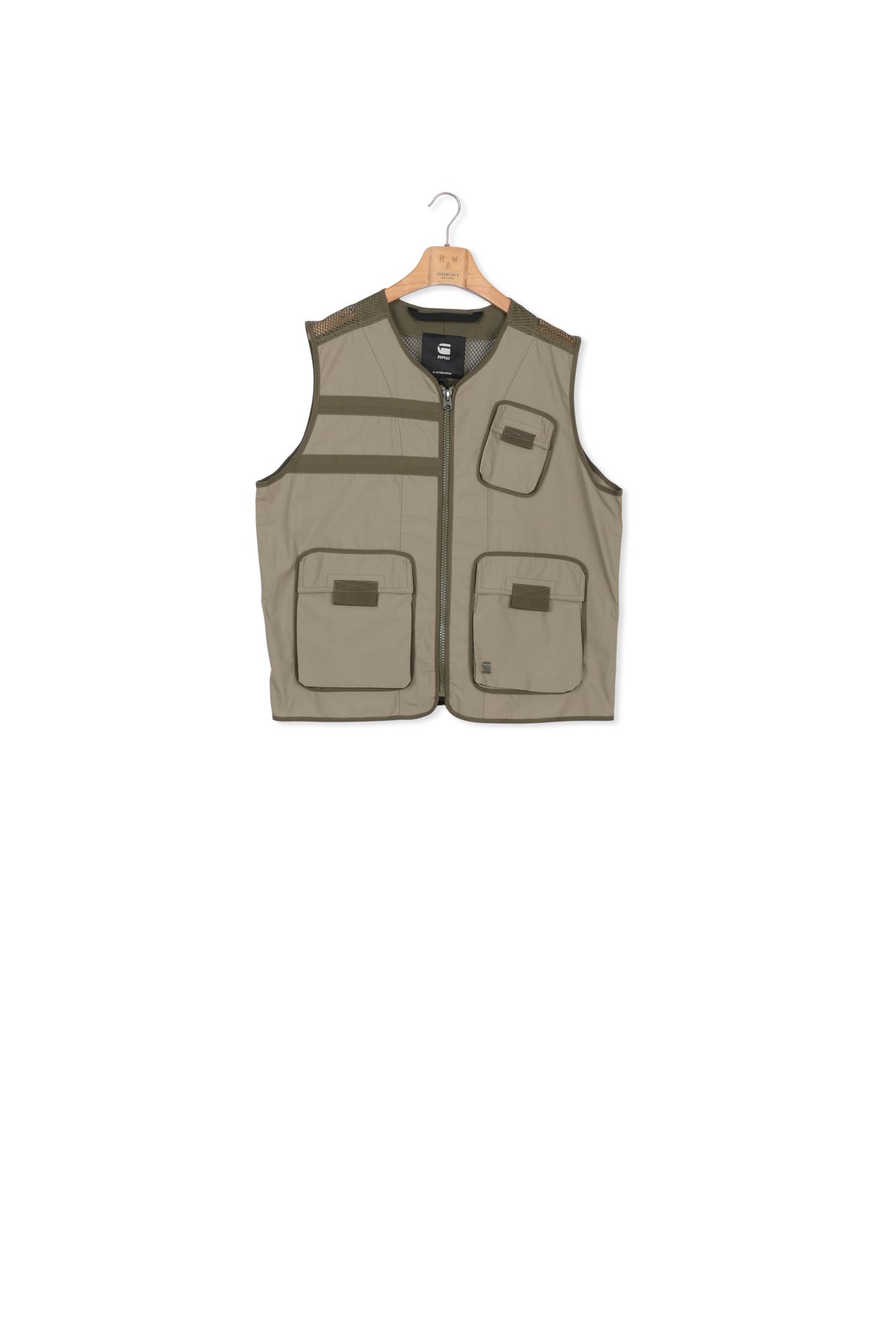 Bodywarmer Utility Fabric Mix Poplin G-star tweedehands photo 1