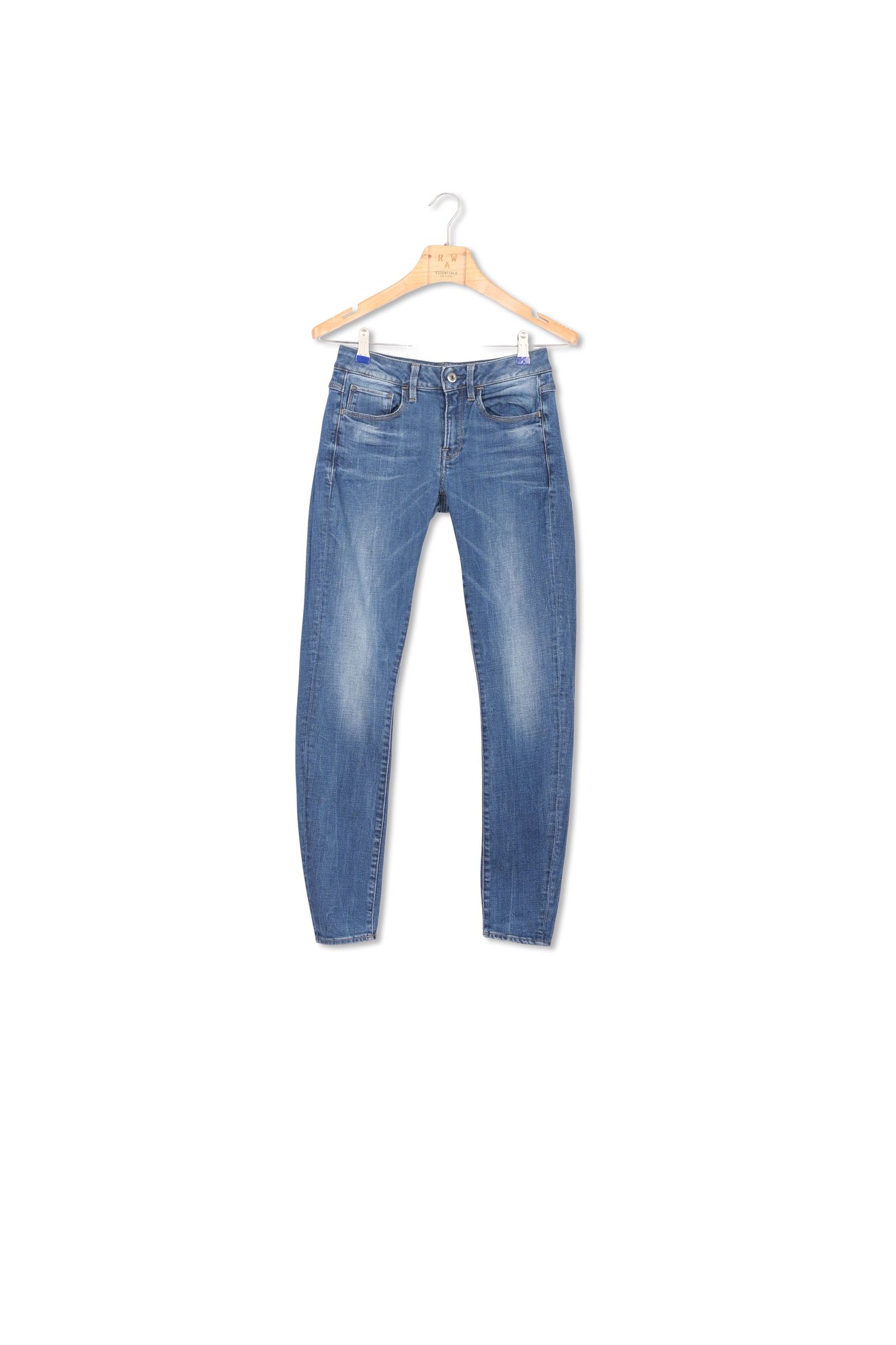3301 Deconstructed Mid Waist Skinny Jeans G-star Second-Hand photo 1