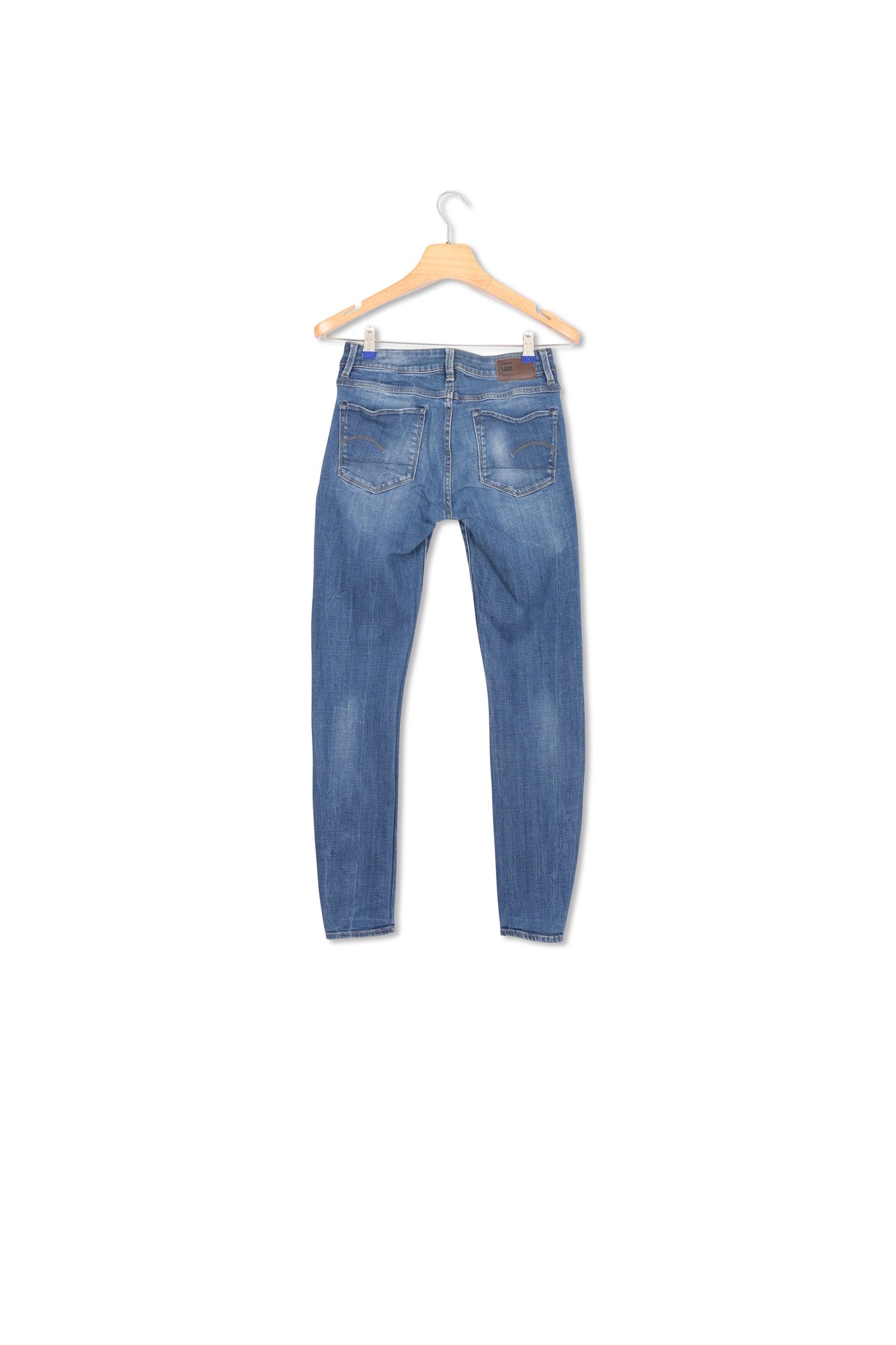 3301 Deconstructed Mid Waist Skinny Jeans G-star Second-Hand photo 2