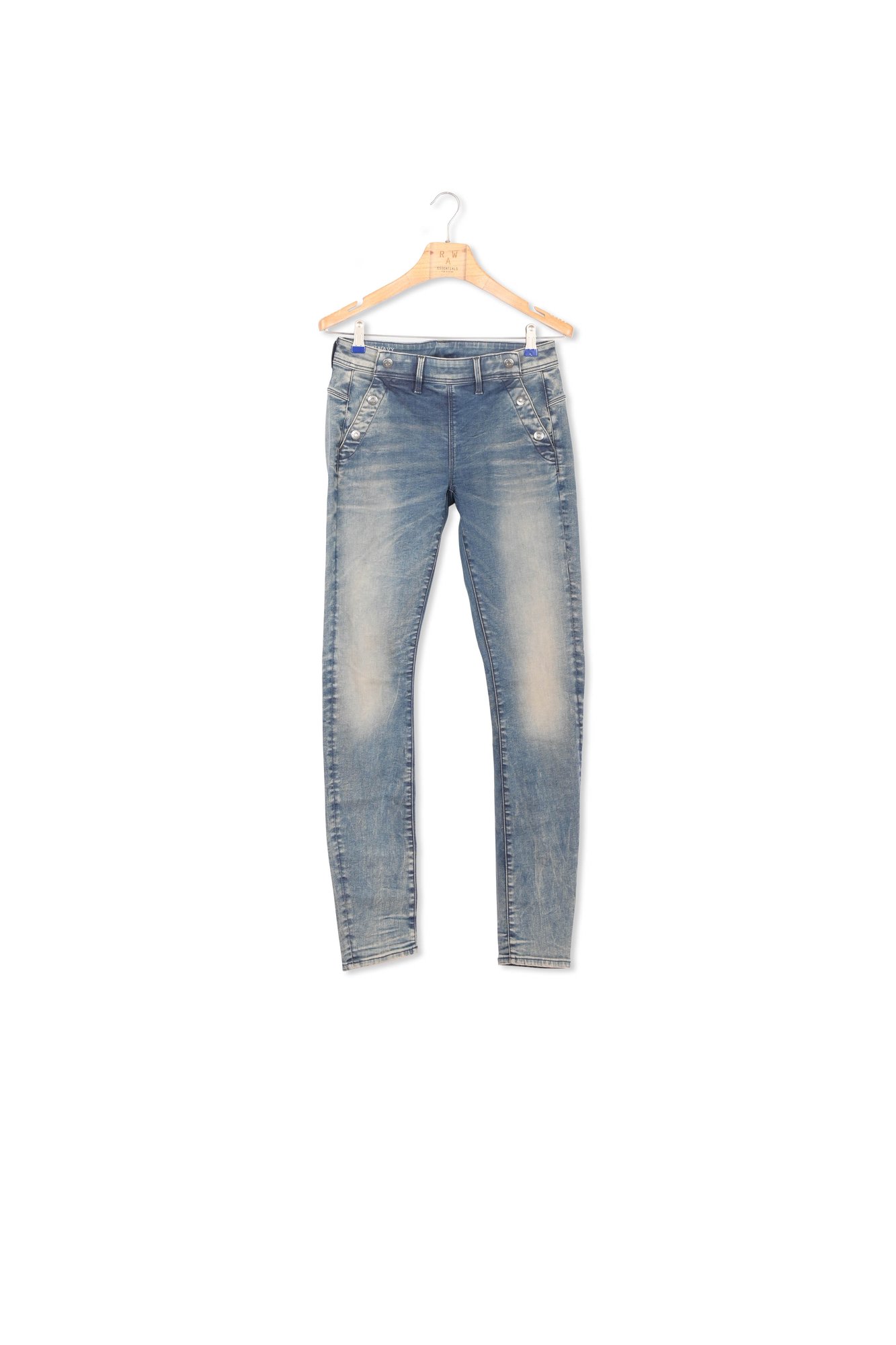 Lynn Navy Mid Waist Skinny Jeans G-star tweedehands photo 1