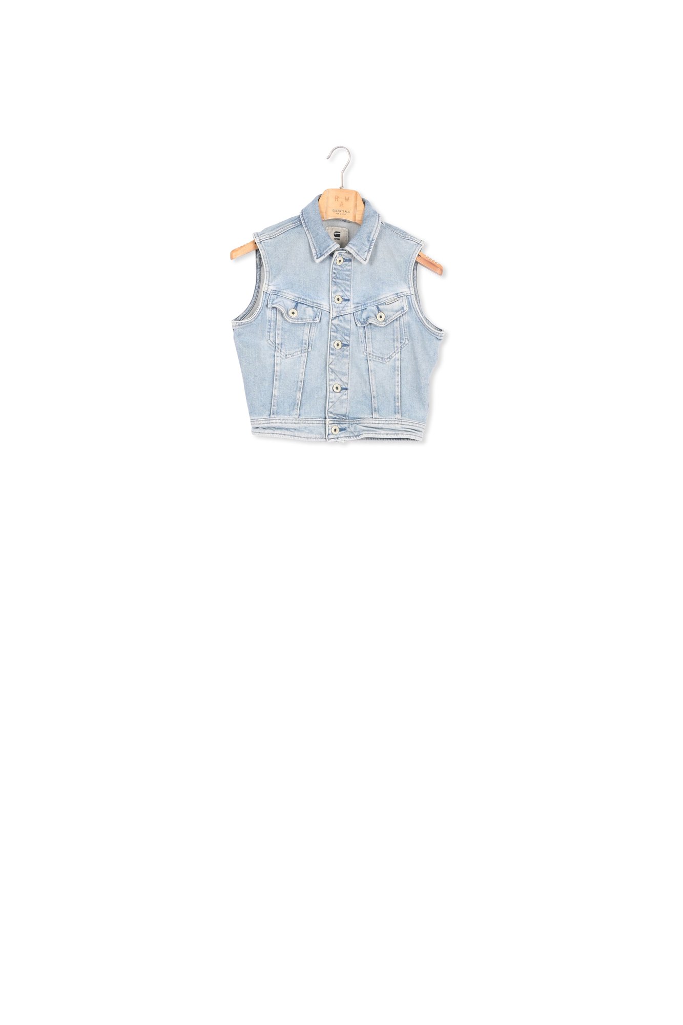 Slim Denim Weste Evergreen G-star Second-Hand photo 1