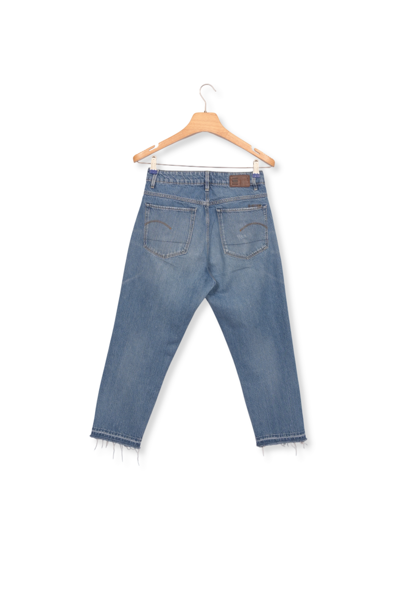 3301 Ultra High Straight Ripped 7/8-Length Jeans G-star seconde main photo 2