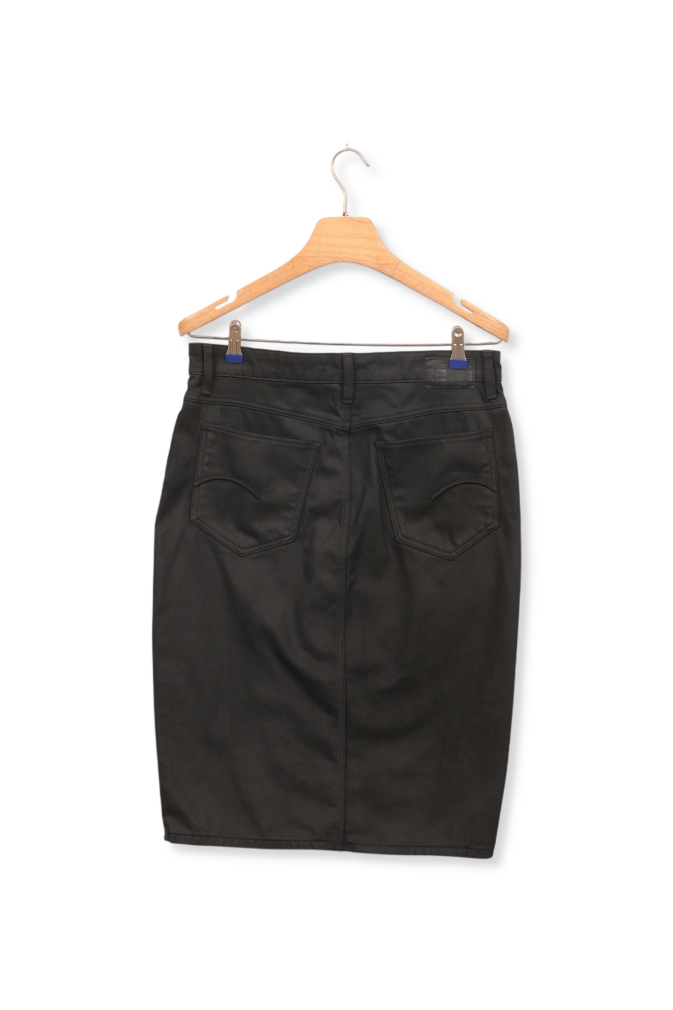 Noxer Navy Button Pencil Rok G-star Second-Hand photo 2