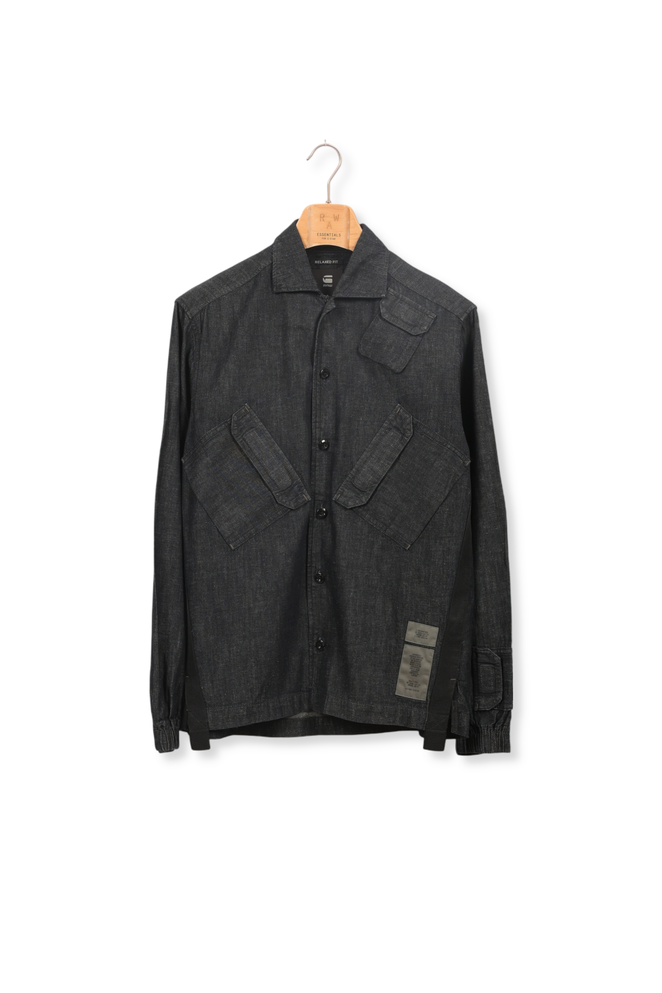 Product photo Multi Slant Pocket Denim Relaxed Shirt number 0