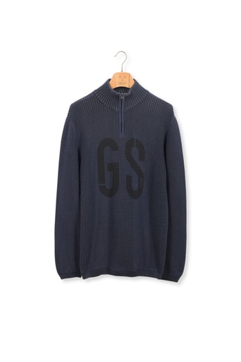 Pull GS Structured Half Zip Knitted G-star seconde main photo 1