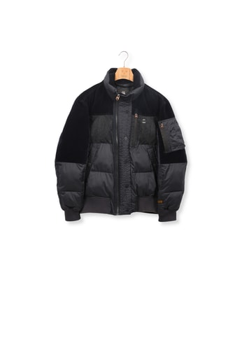 Veste Denim Mix Quilted Puffer G-star seconde main photo 1
