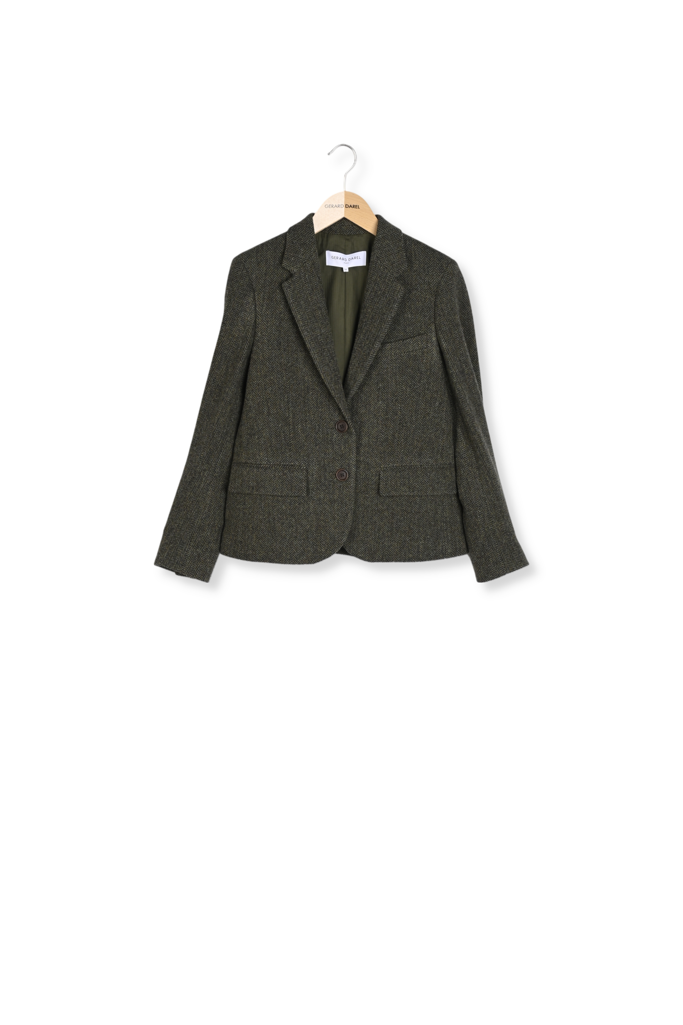Veste à chevrons en laine - NOELIE Gerard Darel seconde main photo 1