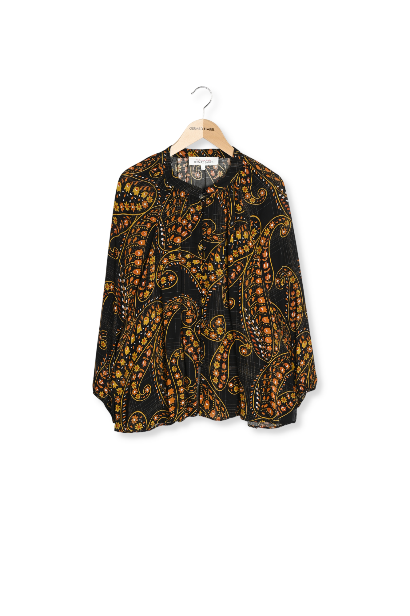 Chemise imprimé 1970s - CLOANE Gerard Darel seconde main photo 1
