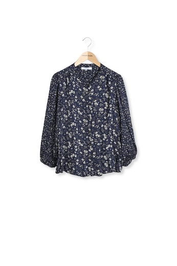 Chemise à fleurs en satin - ANAELLE Gerard Darel seconde main photo 1