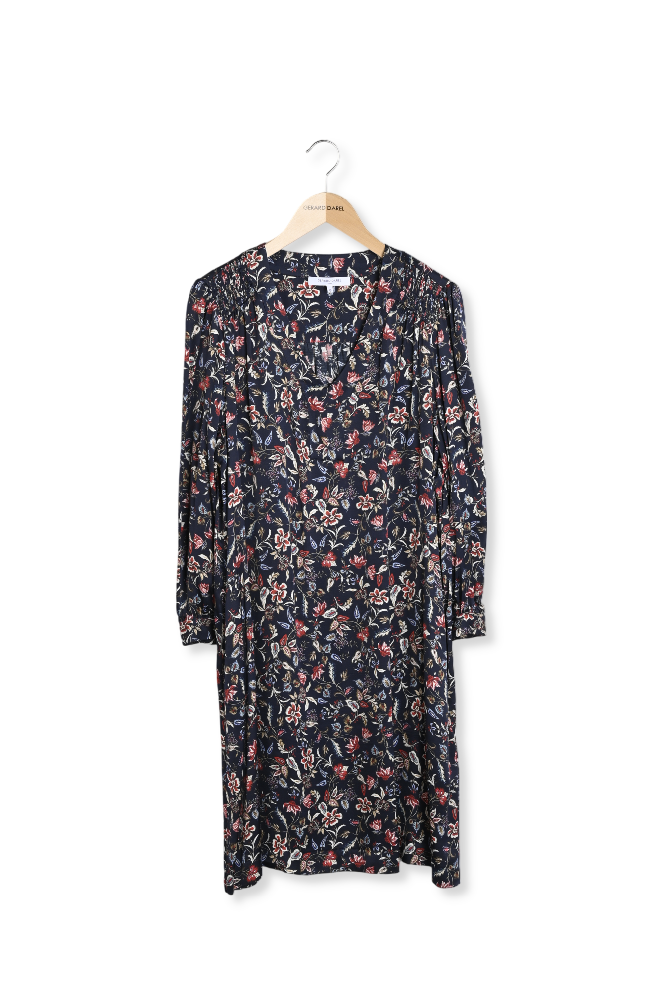 Photo produit Robe courte et droite imprimé floral - JEMY numéro 0