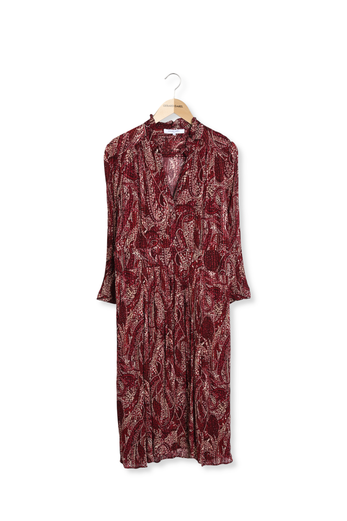 Photo produit Robe mi-longue à l'imprimé cachemire - JUDITH numéro 0