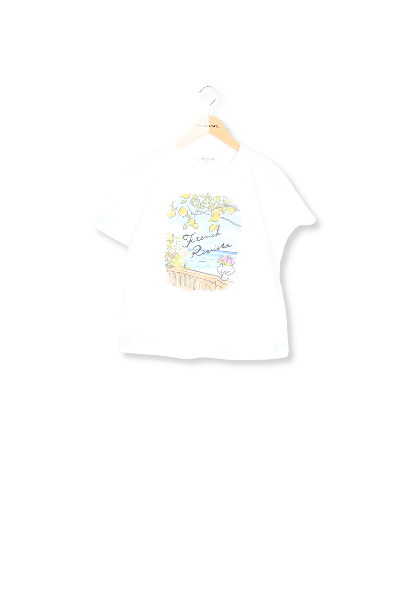 T-shirt sérigraphié en coton - GRACIE Gerard Darel seconde main photo 1