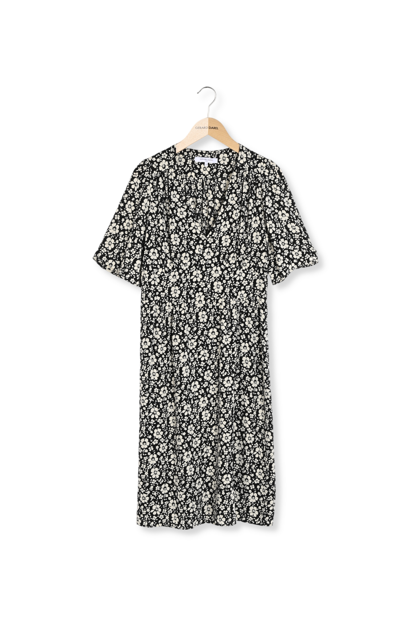 Photo produit Robe courte et cintrée à fleurs - PAGET numéro 0