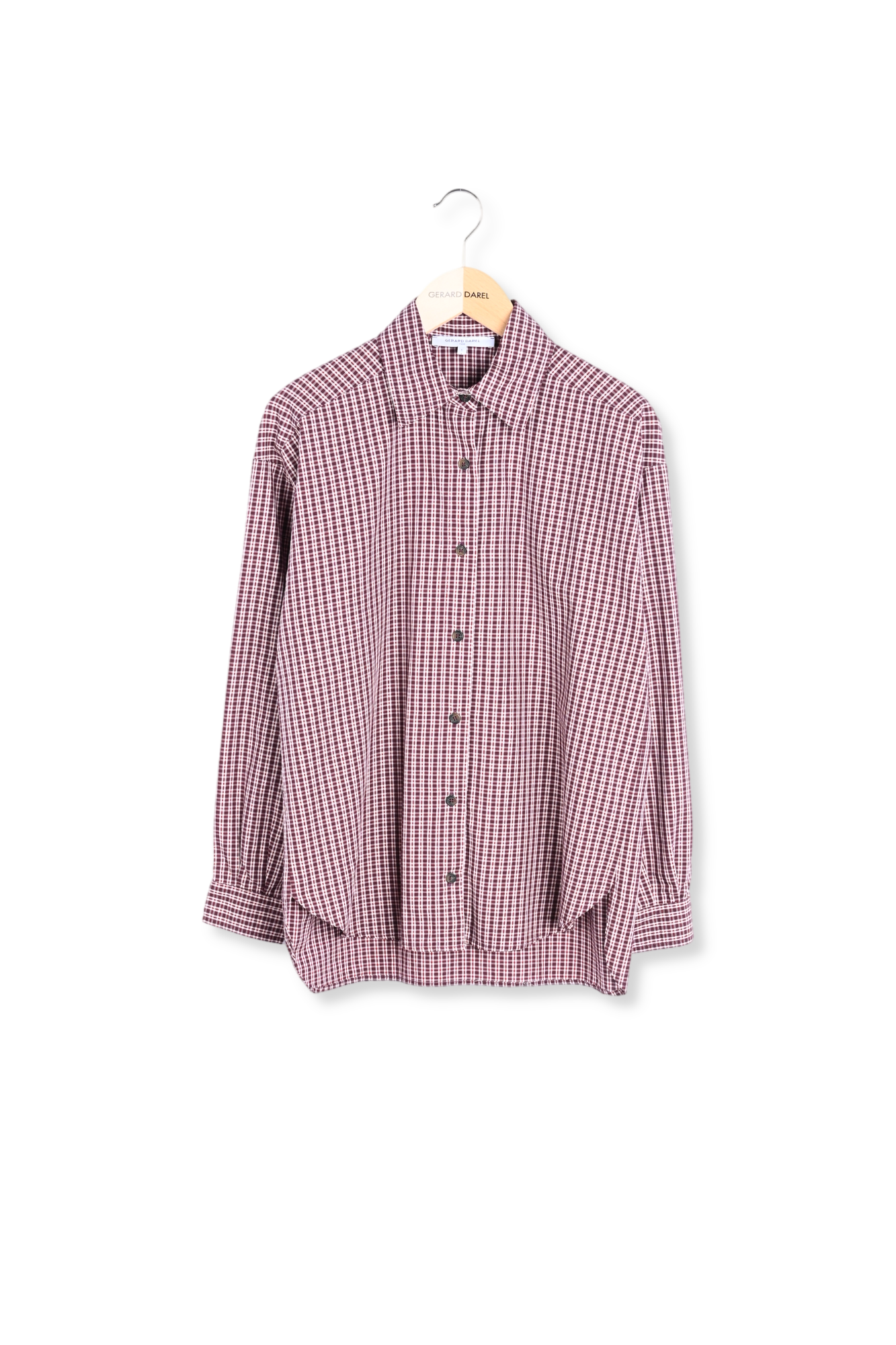 Chemise en coton à carreaux - ATHEA Gerard Darel seconde main photo 1